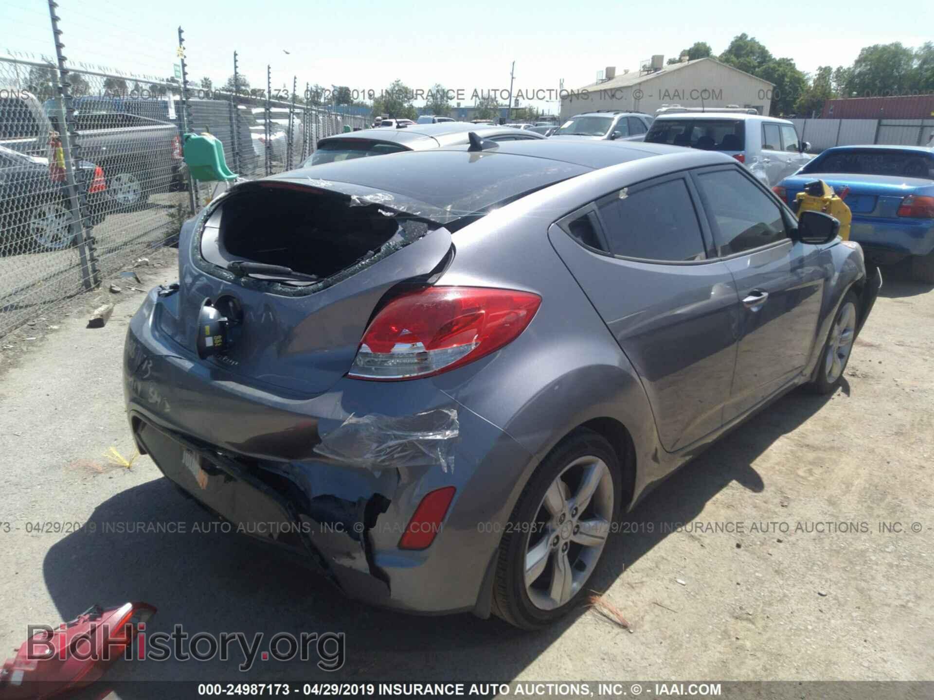 2014 HYUNDAI VELOSTER - VIN: KMHTC6AD4EU213876 - Фото 4