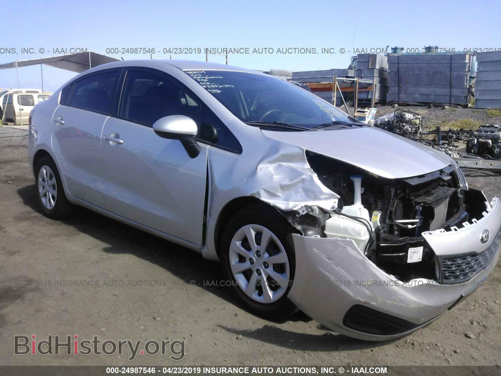 Фотография KNADM4A34E6410548 - KIA RIO 2014