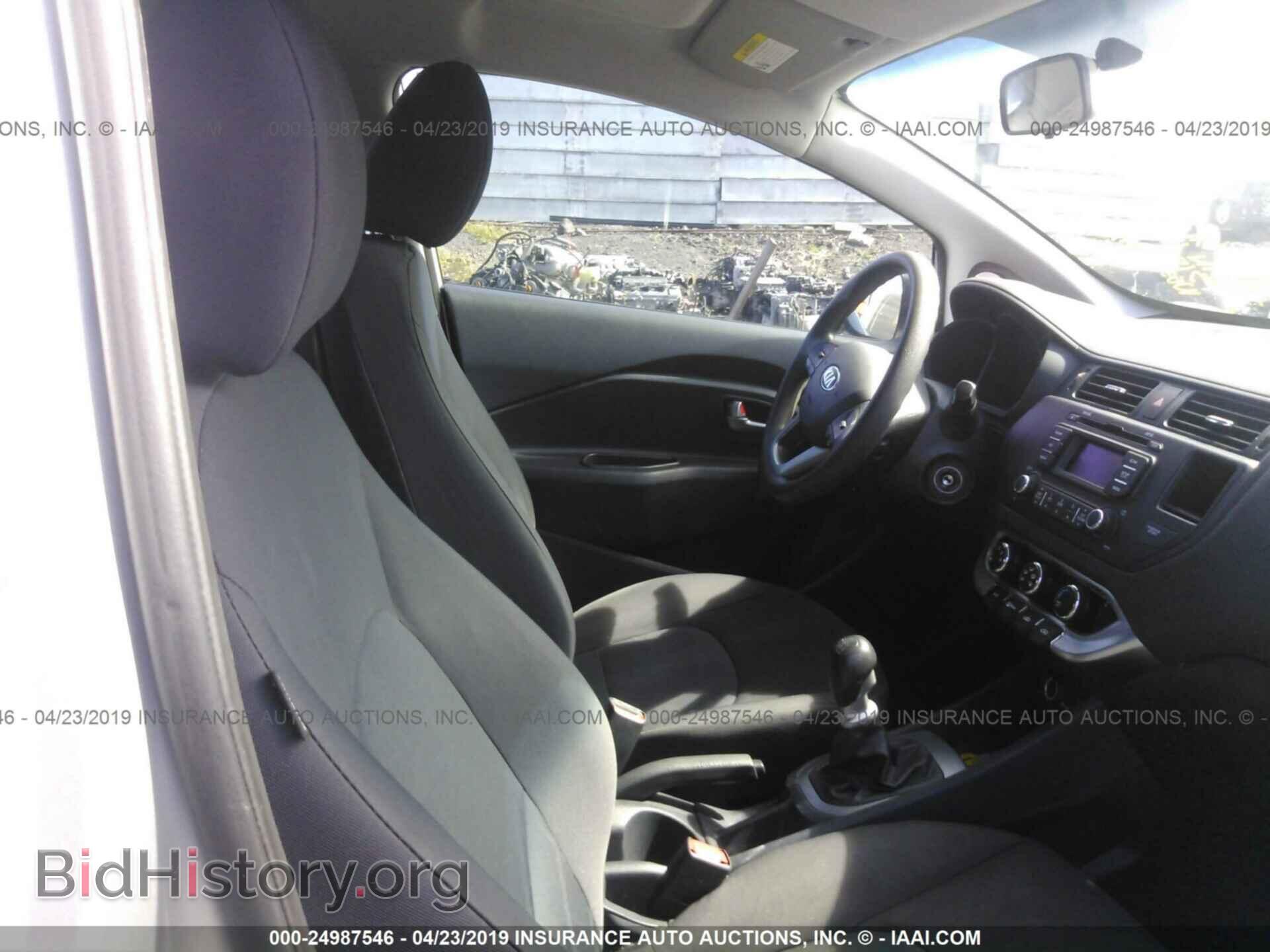 2014 KIA RIO - VIN: KNADM4A34E6410548 - Фото 5