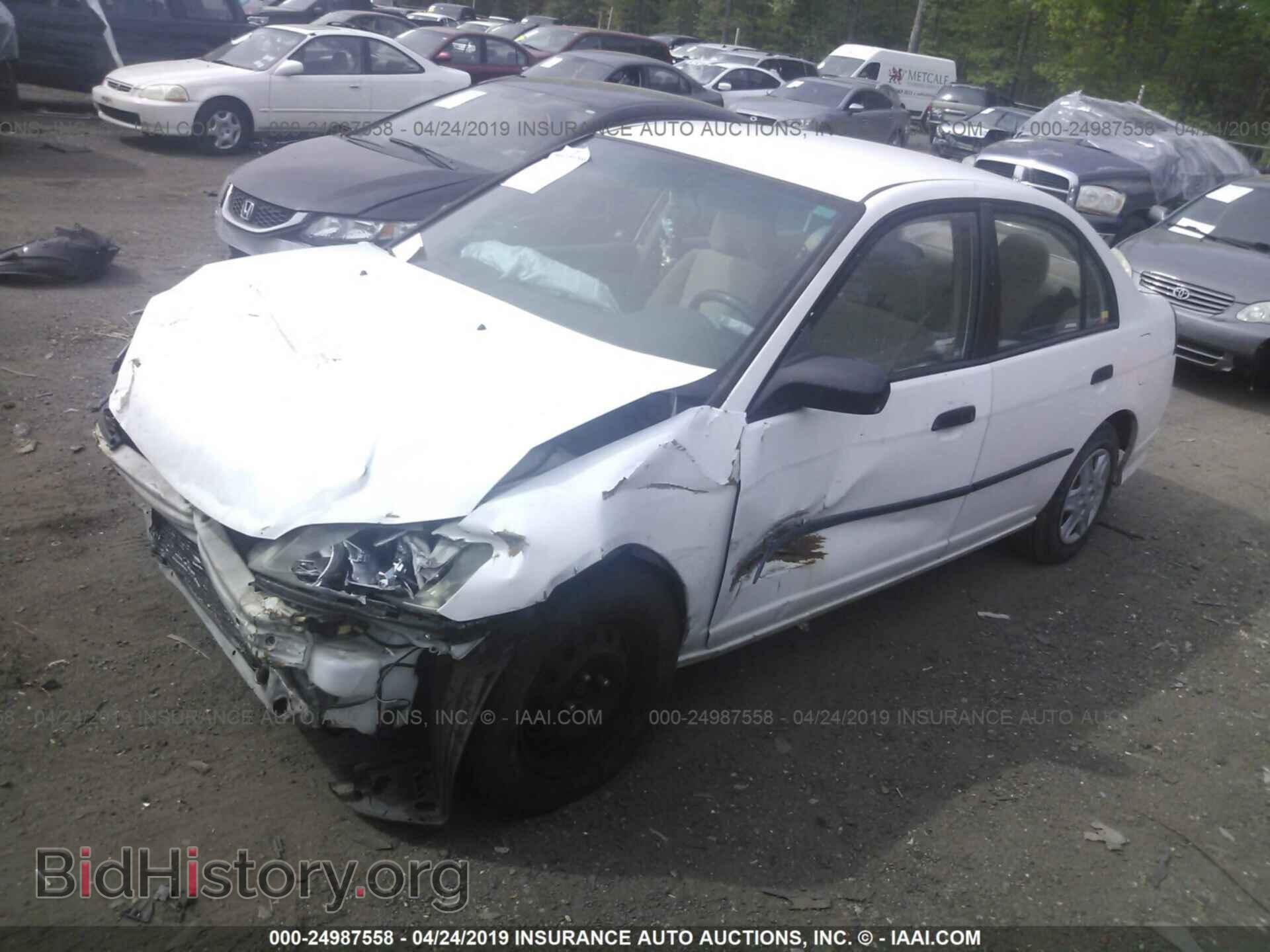 2005 HONDA CIVIC - VIN: 2HGES16325H564471 - Фото 2