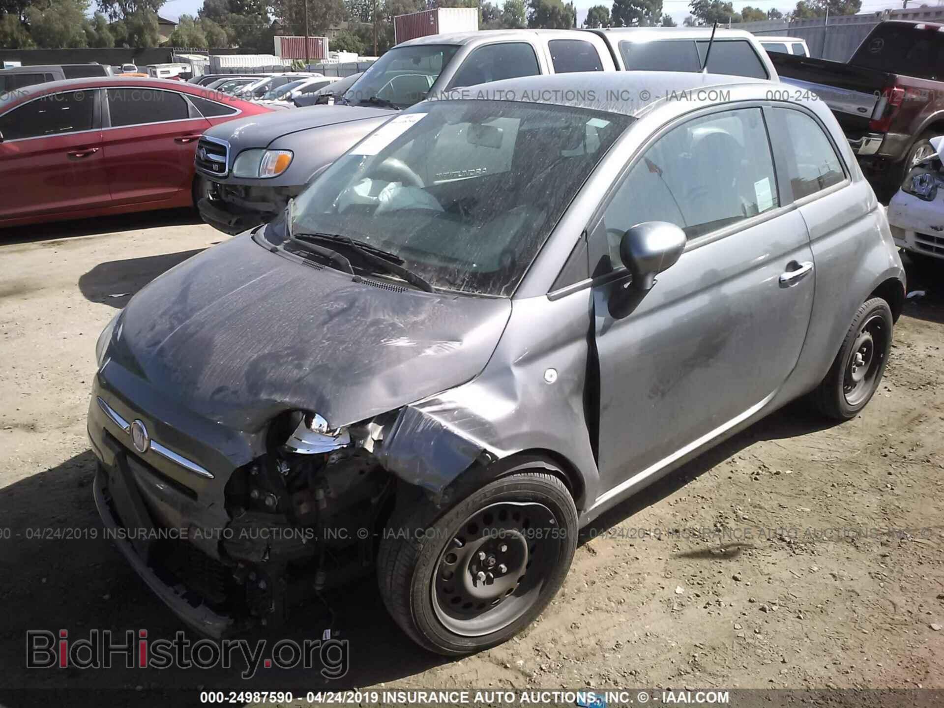 2012 FIAT 500 - VIN: 3C3CFFAR5CT287570 - Фото 2