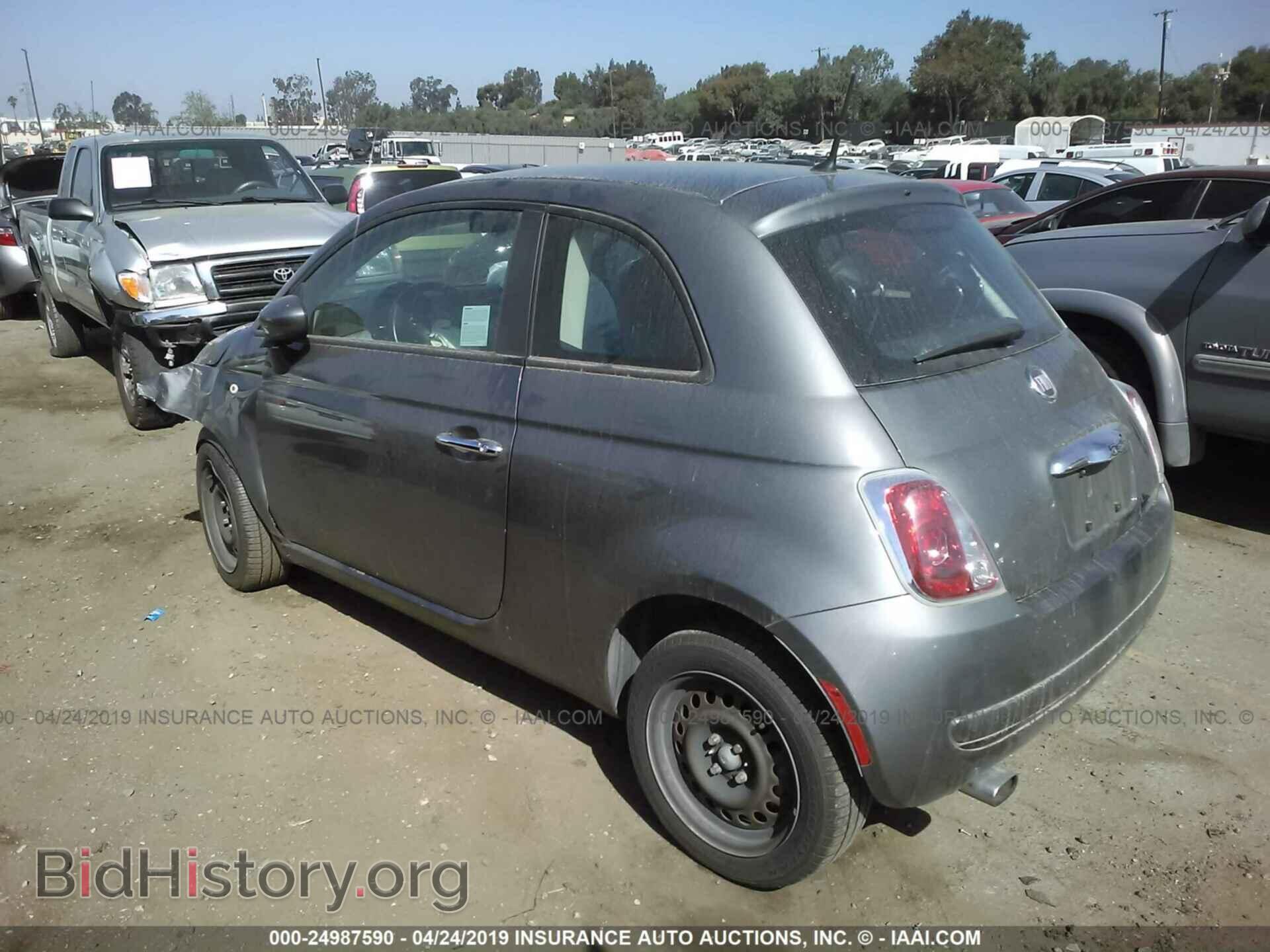 2012 FIAT 500 - VIN: 3C3CFFAR5CT287570 - Фото 3