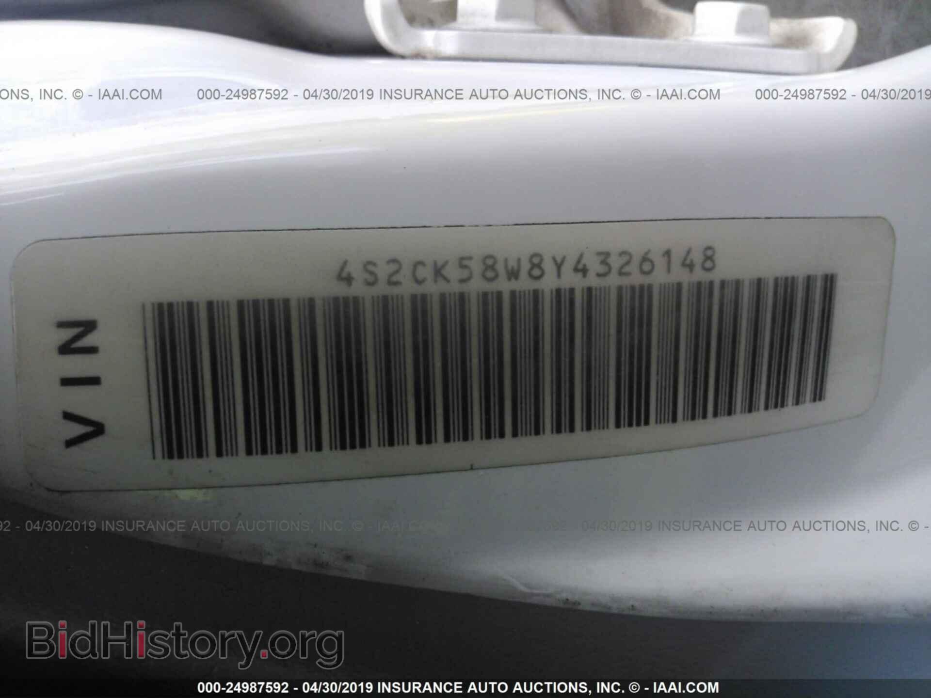 2000 ISUZU RODEO - VIN: 4S2CK58W8Y4326148 - Photo 9