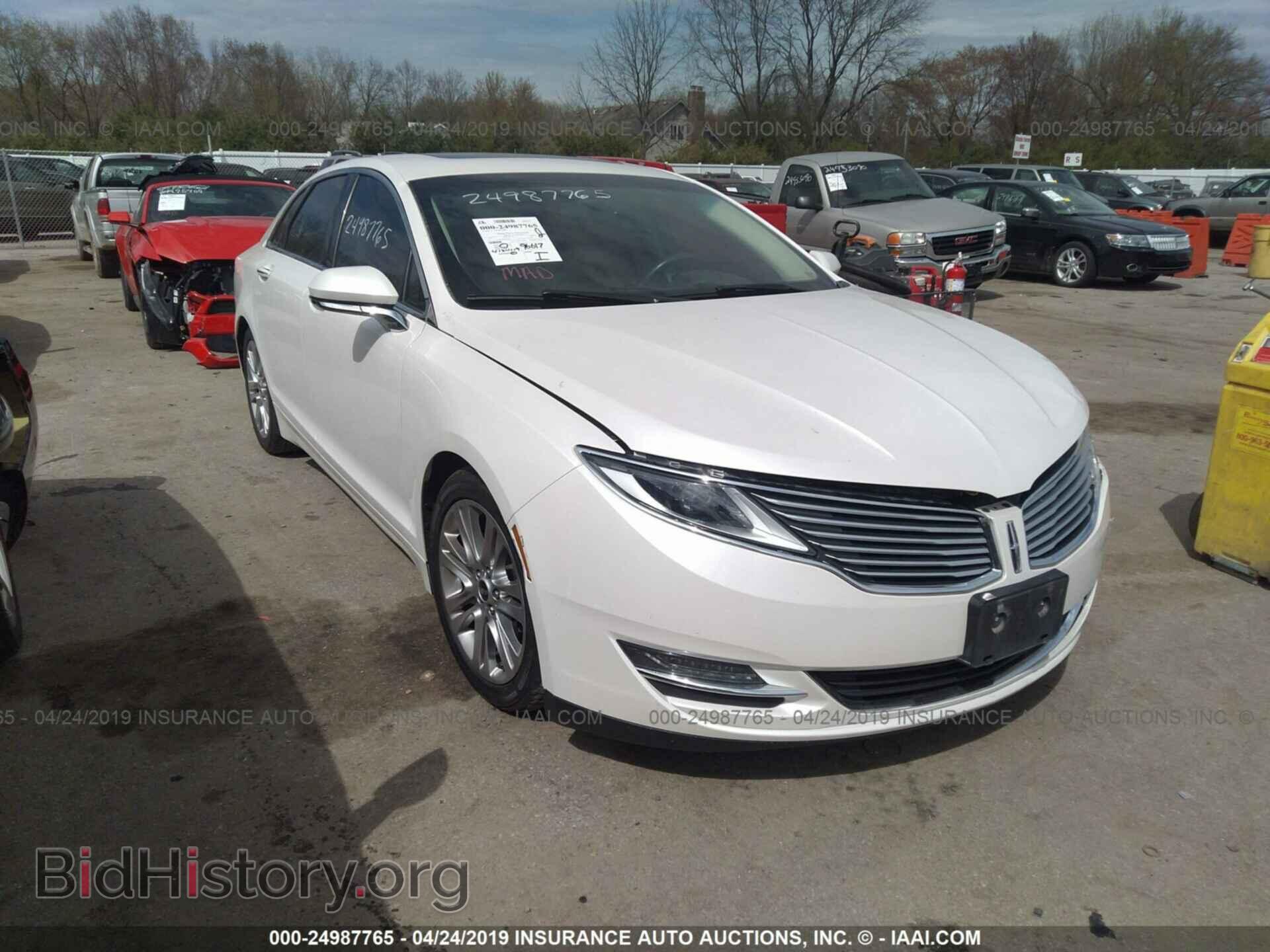 Фотография 3LN6L2GK5FR626104 - LINCOLN MKZ 2015