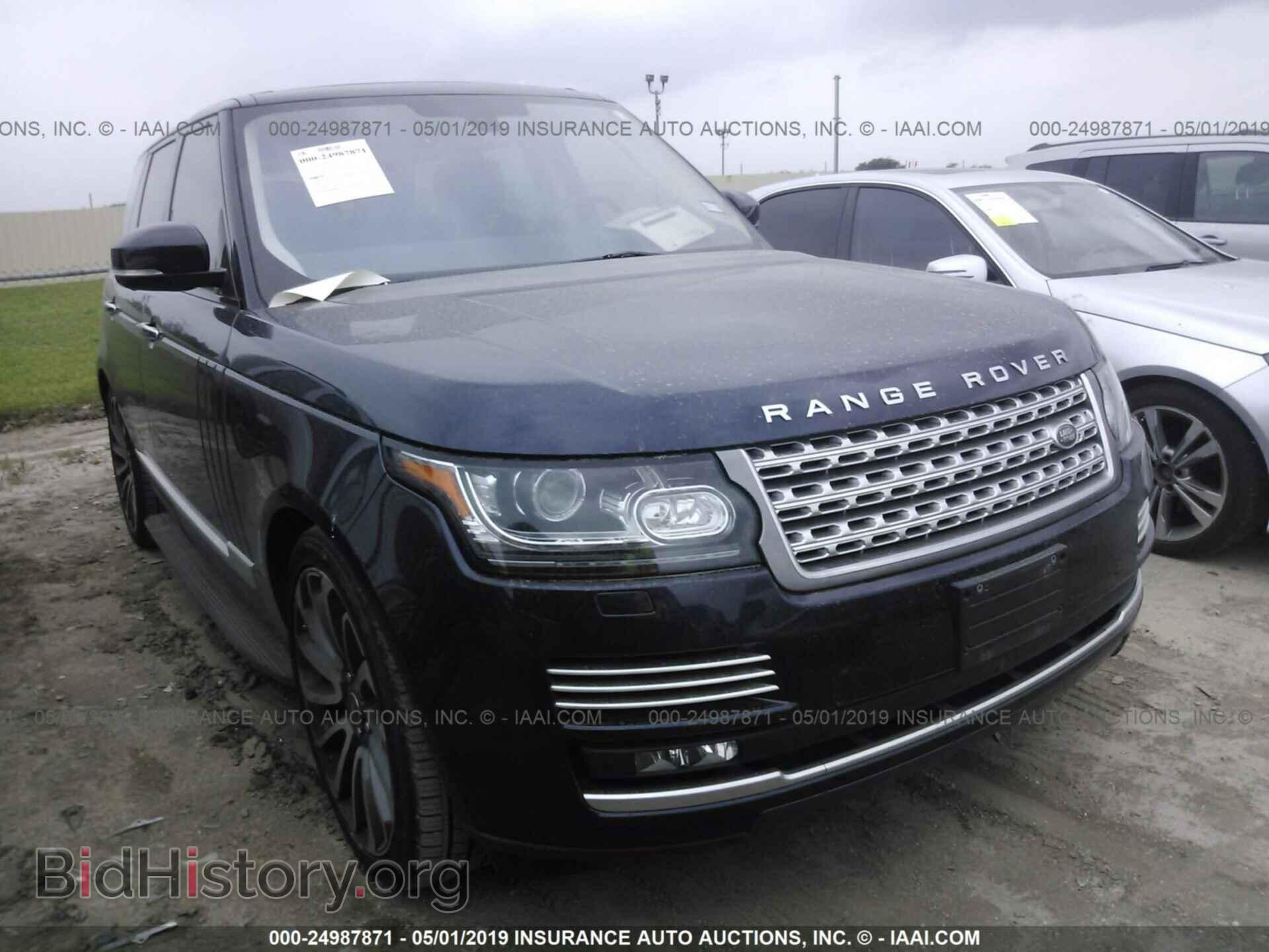 Фотография SALGV2EF4GA274307 - LAND ROVER RANGE ROVER 2016
