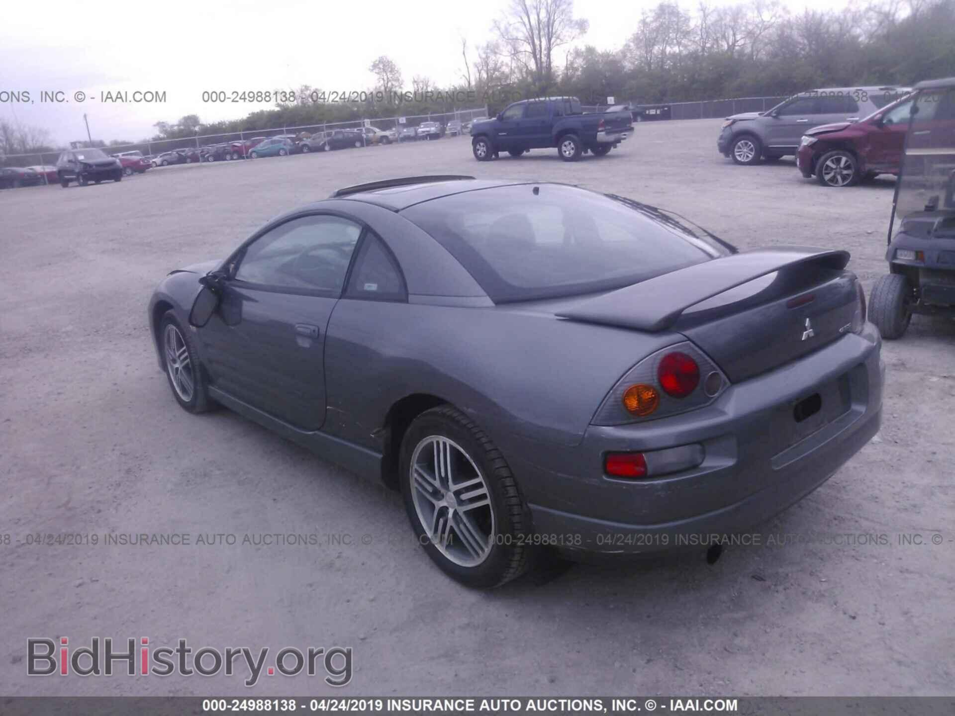 2003 MITSUBISHI ECLIPSE - VIN: 4A3AC74H63E093437 - Фото 3