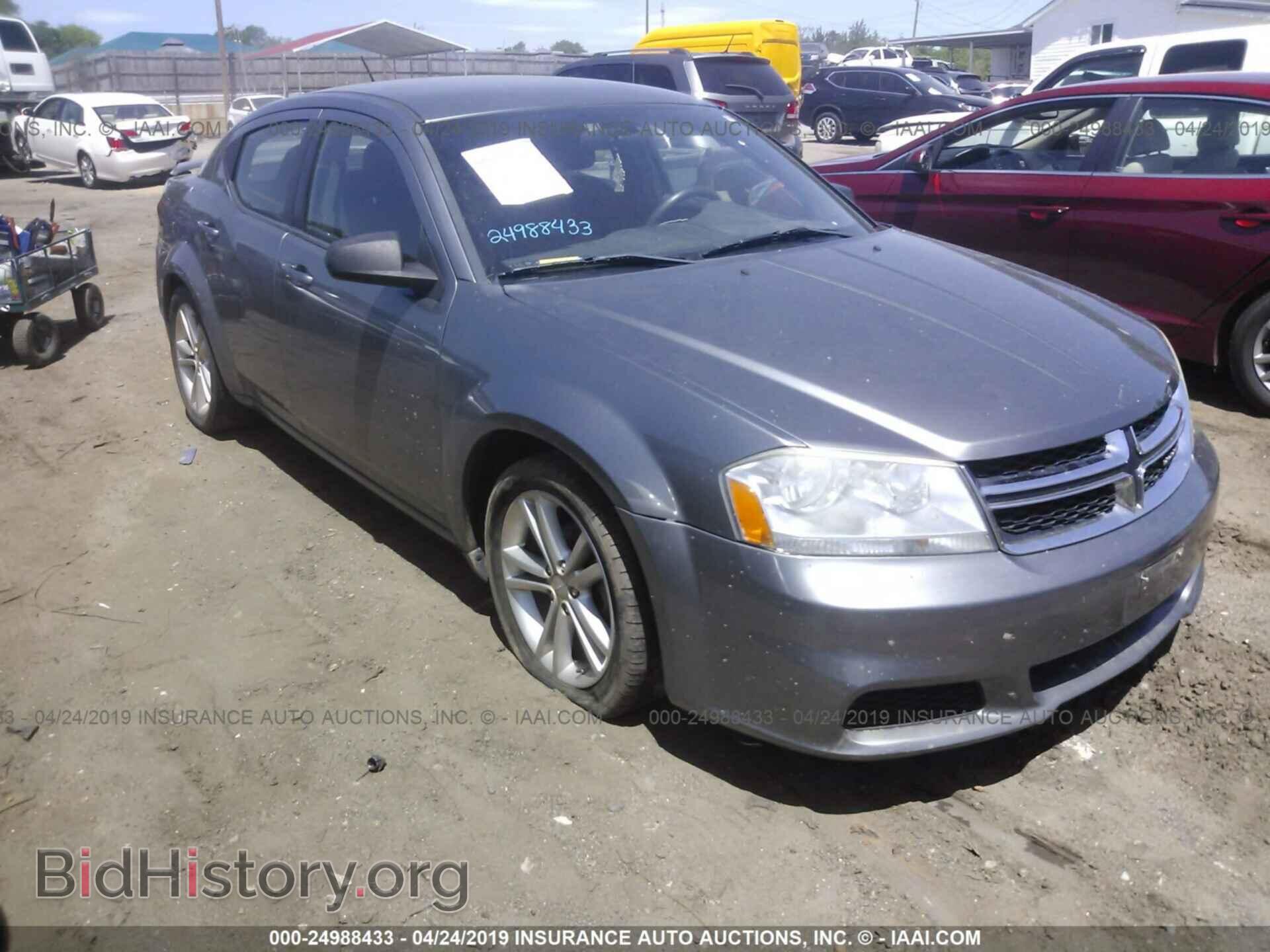 Фотография 1C3CDZAG9CN255078 - DODGE AVENGER 2012
