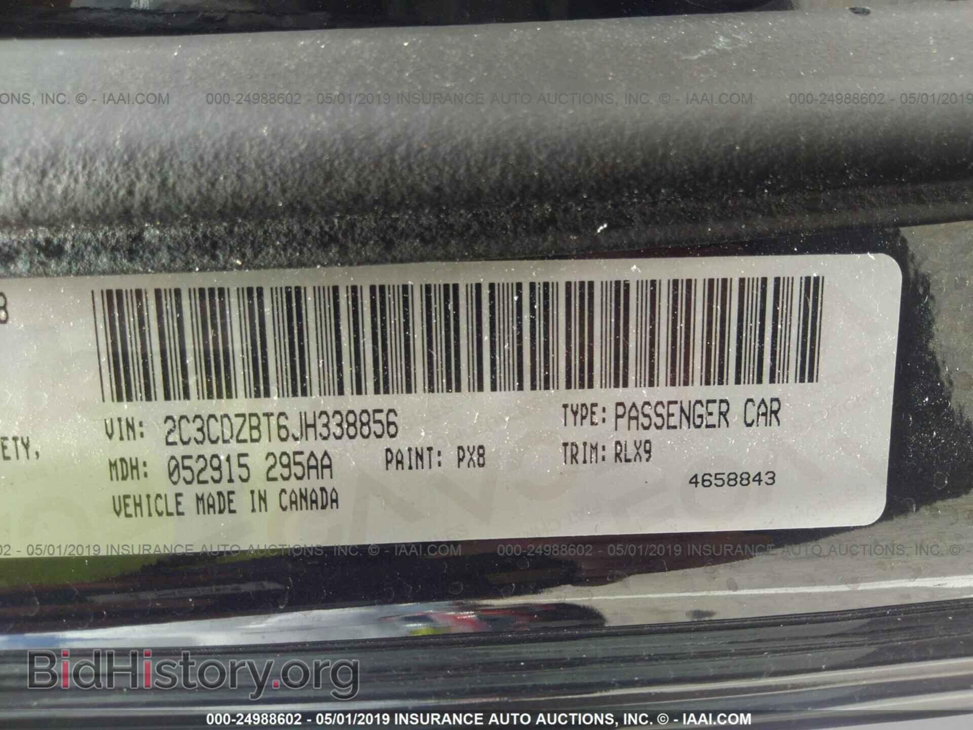 2018 DODGE CHALLENGER - VIN: 2C3CDZBT6JH338856 - Photo 9