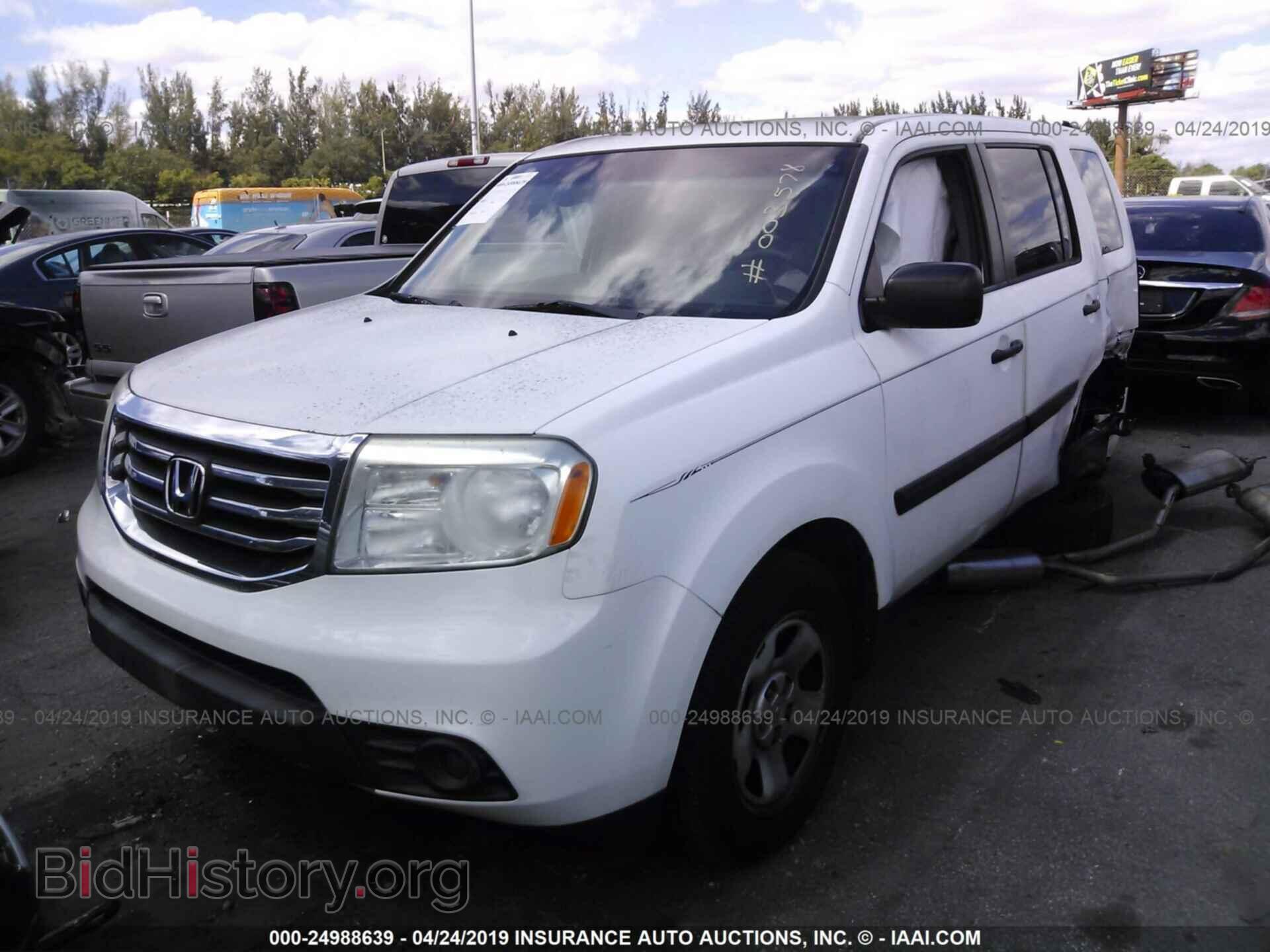 2012 HONDA PILOT - VIN: 5FNYF3H27CB003587 - Фото 2