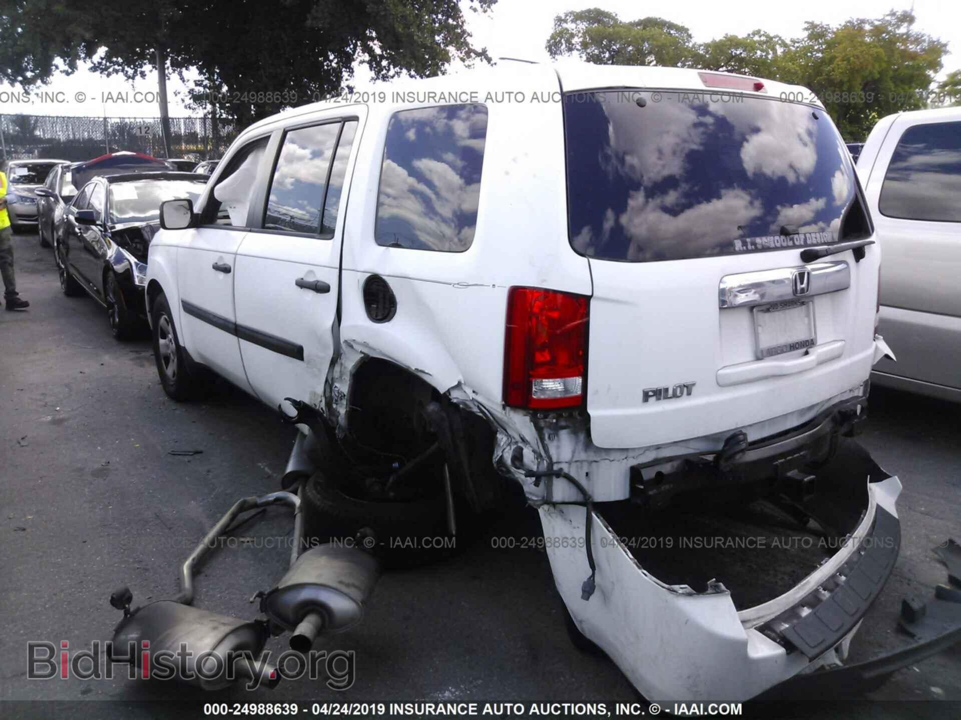 2012 HONDA PILOT - VIN: 5FNYF3H27CB003587 - Фото 3