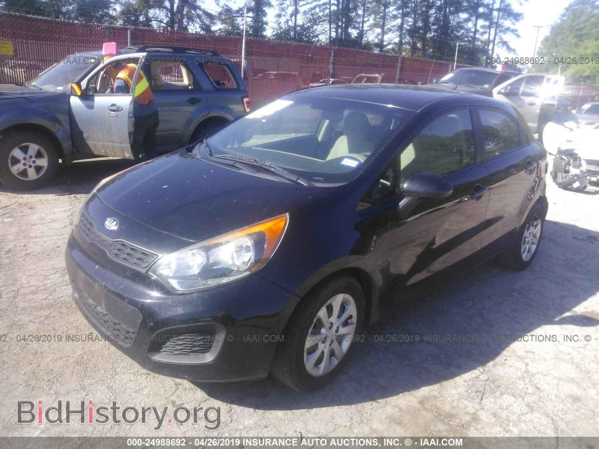 2013 KIA RIO - VIN: KNADM5A30D6177871 - Фото 2