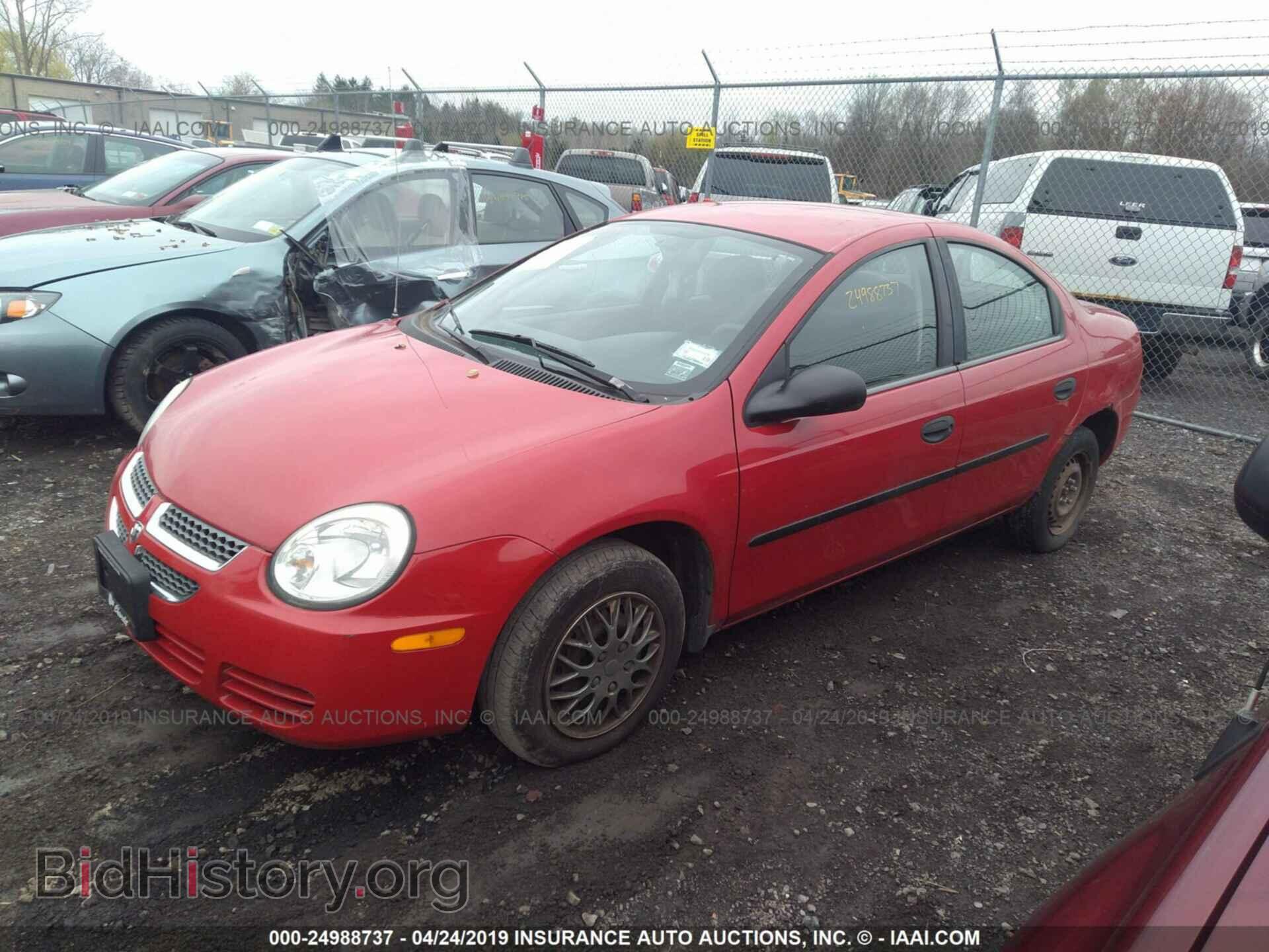 2005 DODGE NEON - VIN: 1B3ES26C25D230489 - Фото 2