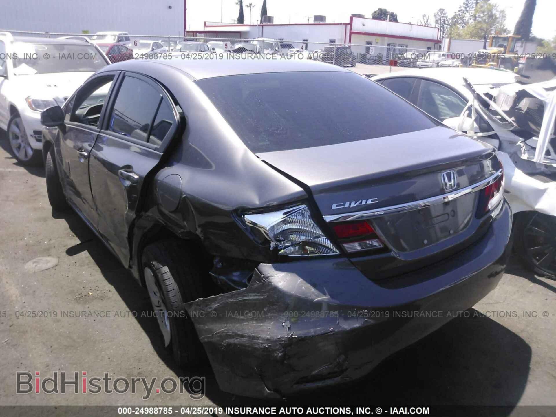2013 HONDA CIVIC - VIN: 19XFB2F52DE214018 - Фото 3