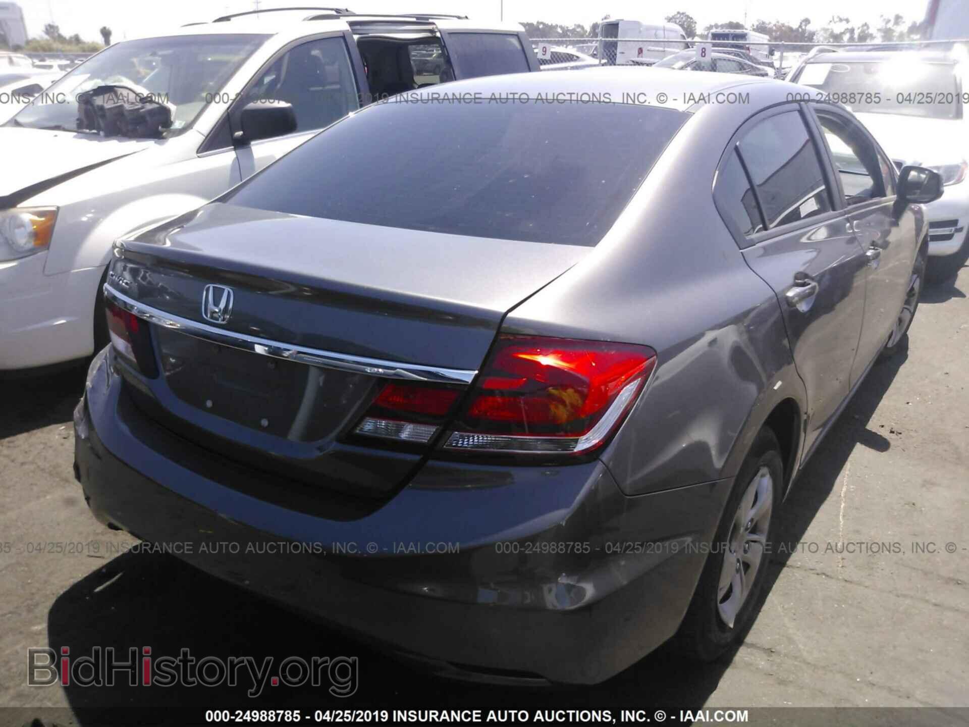 2013 HONDA CIVIC - VIN: 19XFB2F52DE214018 - Фото 4