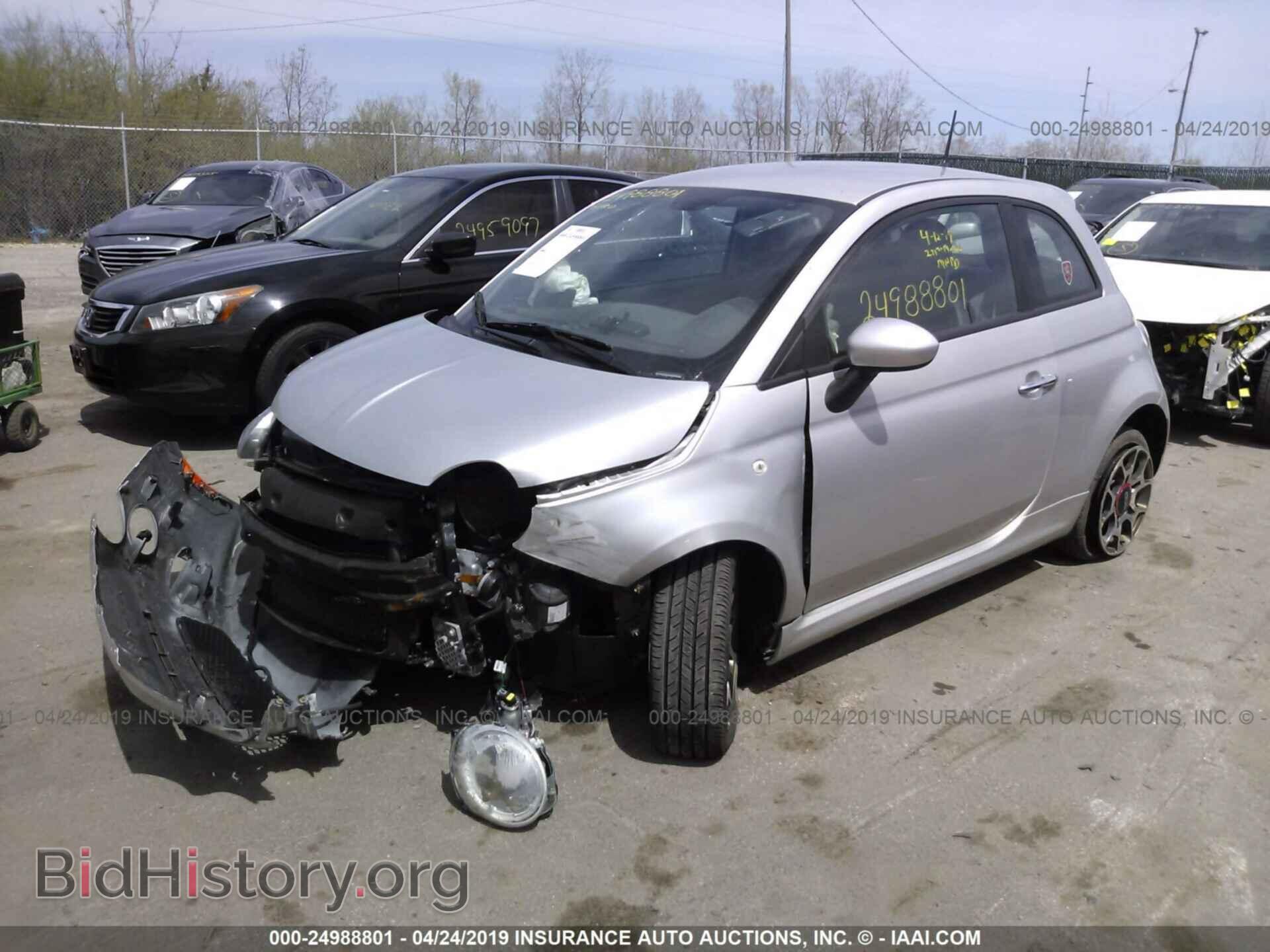2012 FIAT 500 - VIN: 3C3CFFBR5CT109642 - Фото 2