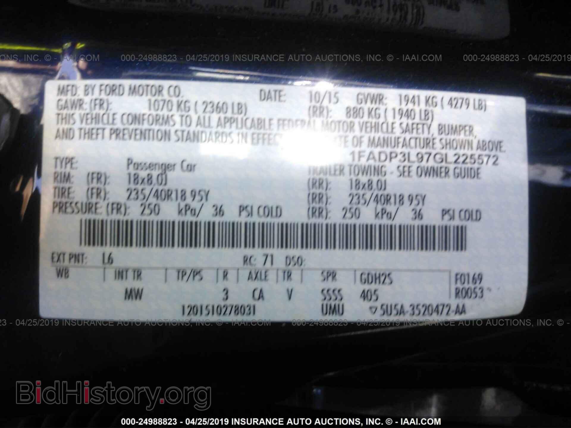 2016 FORD FOCUS - VIN: 1FADP3L97GL225572 - Photo 9