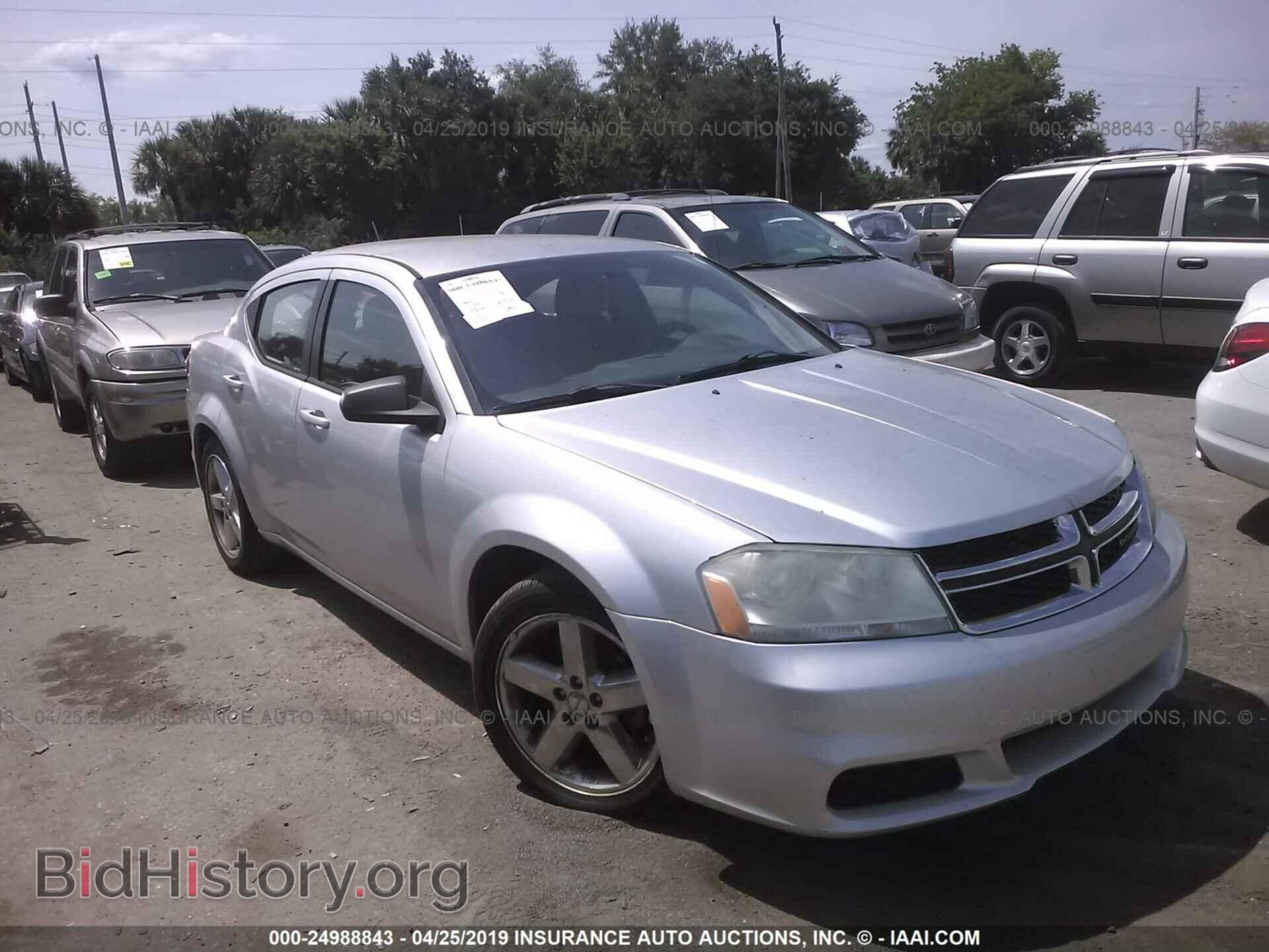 Photo 1C3CDZAB1CN247187 - DODGE AVENGER 2012