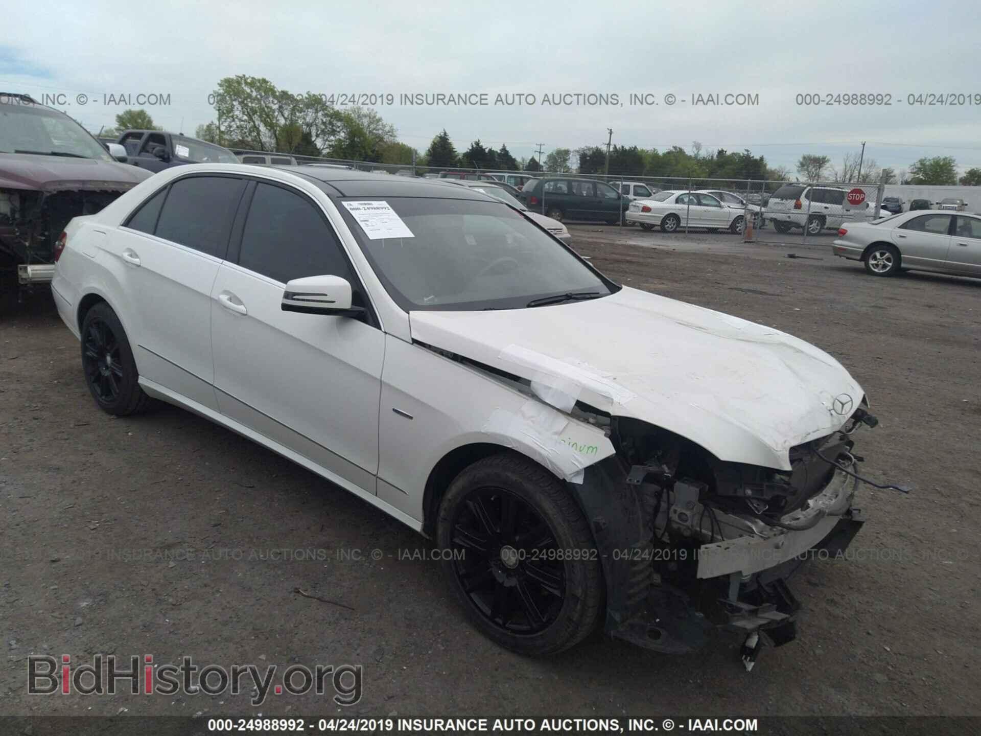 Photo WDDHF8JB7CA652618 - MERCEDES-BENZ E 2012