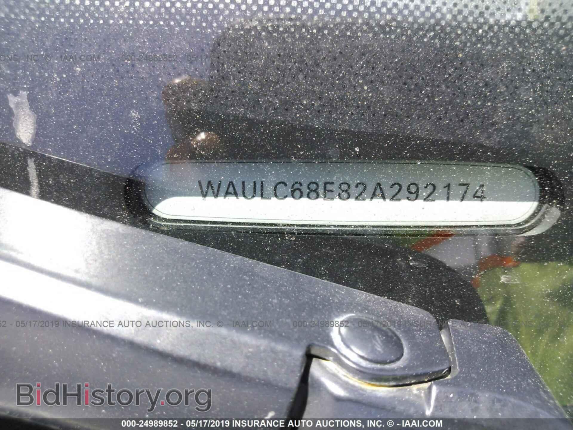 2002 AUDI A4 - VIN: WAULC68E82A292174 - Фото 9