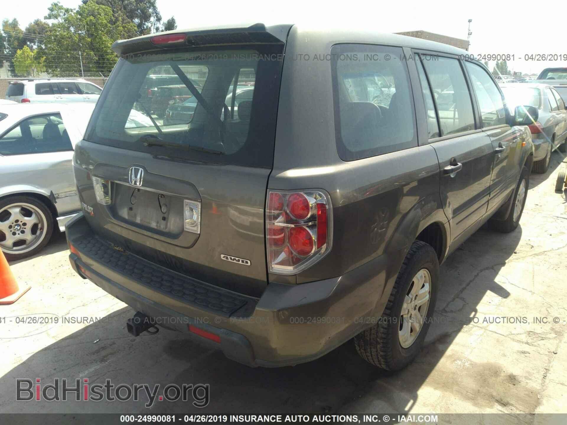 2006 HONDA PILOT - VIN: 5FNYF18156B026768 - Фото 4