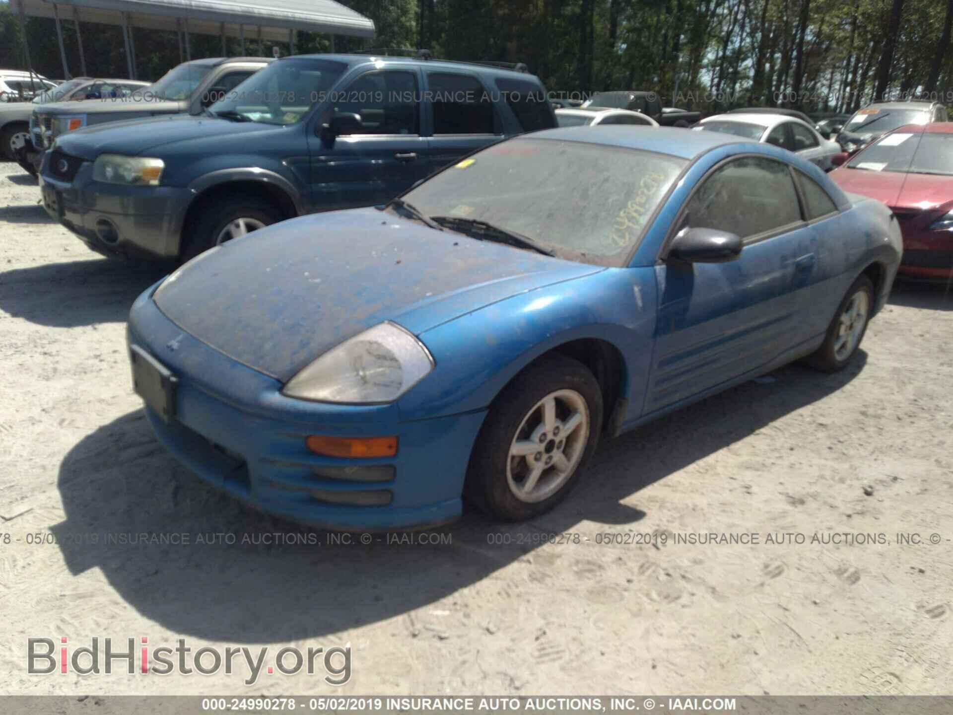 2002 MITSUBISHI ECLIPSE - VIN: 4A3AC34G42E056269 - Фото 2