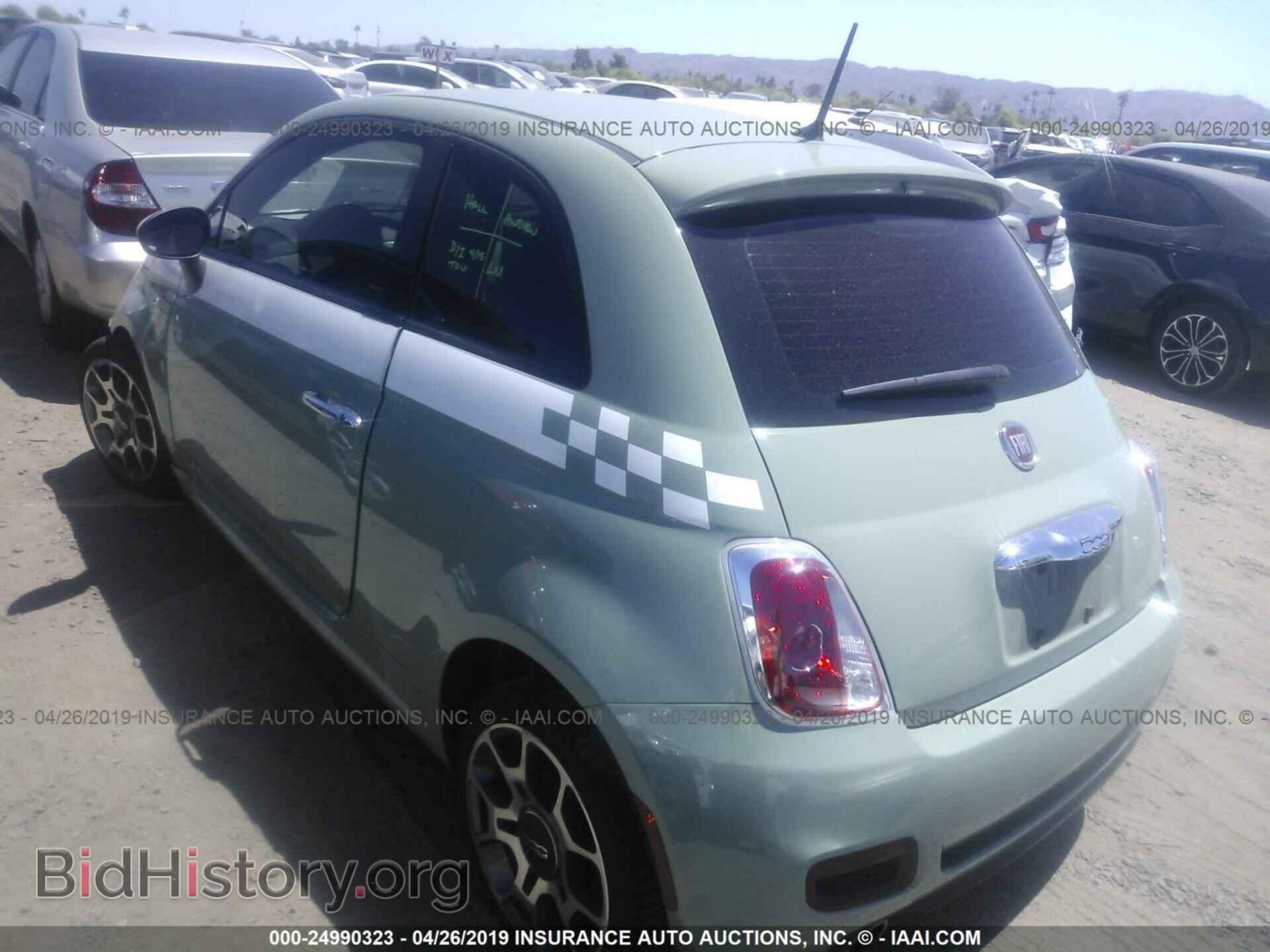 2015 FIAT 500 - VIN: 3C3CFFBR4FT636656 - Фото 3