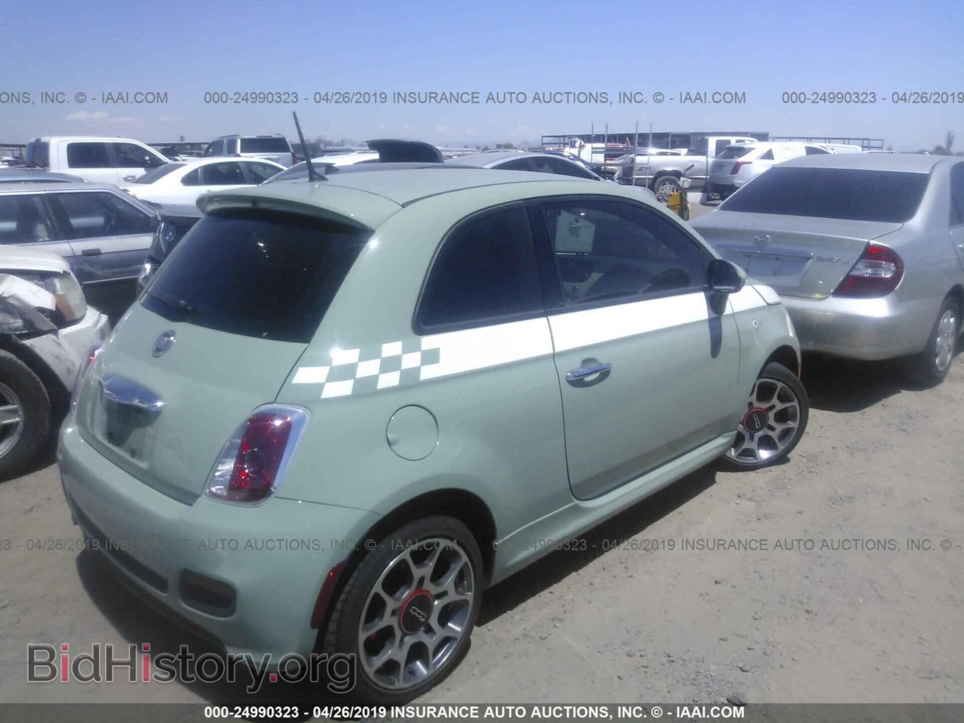 2015 FIAT 500 - VIN: 3C3CFFBR4FT636656 - Фото 4