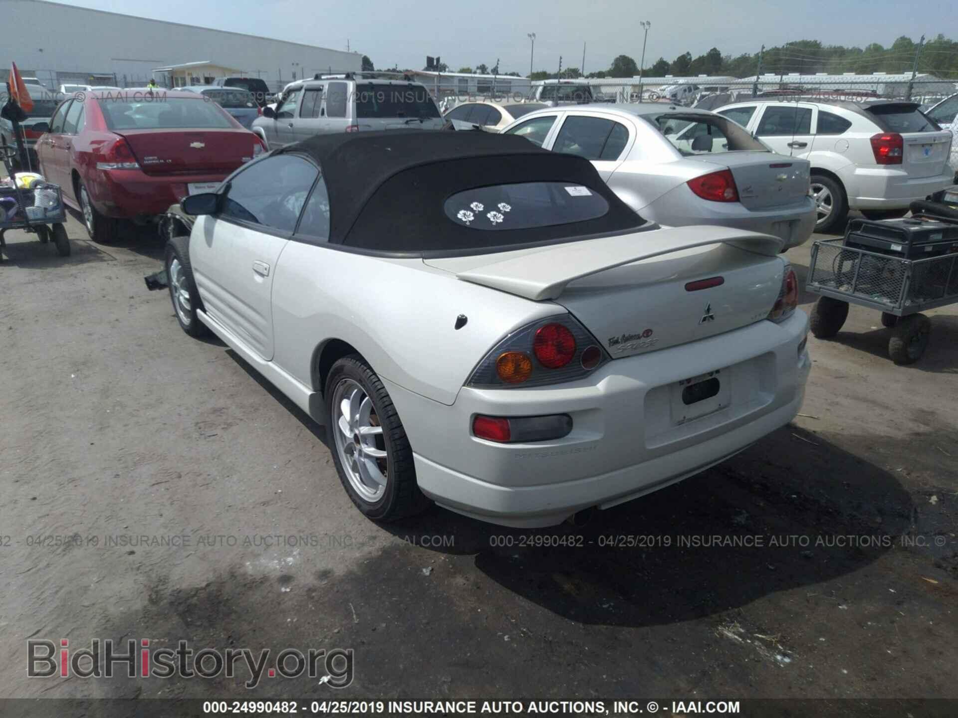 2003 MITSUBISHI ECLIPSE - VIN: 4A3AE75H53E201166 - Photo 3