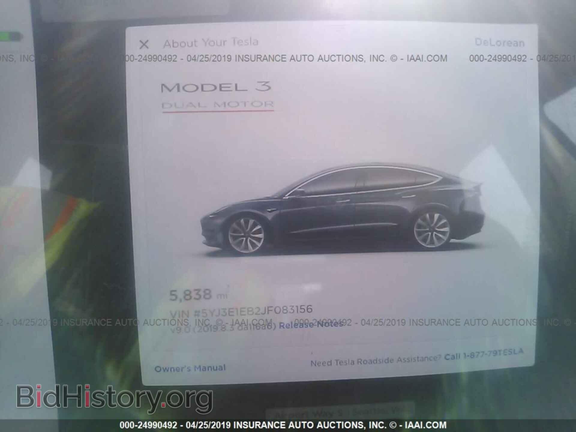 2018 TESLA MODEL 3 - VIN: 5YJ3E1EB2JF083156 - Фото 7