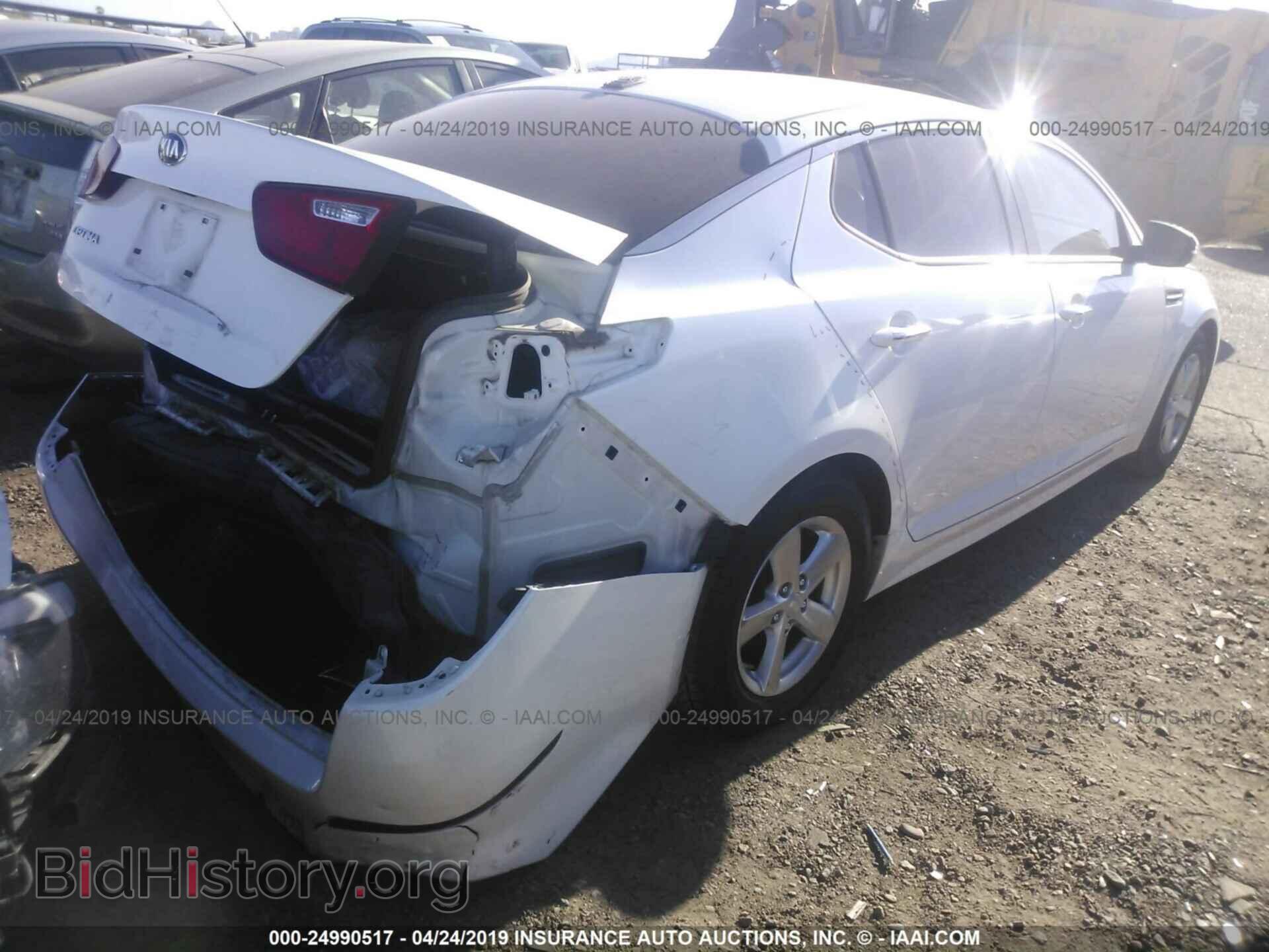 2014 KIA OPTIMA - VIN: KNAGM4A73E5520304 - Фото 4