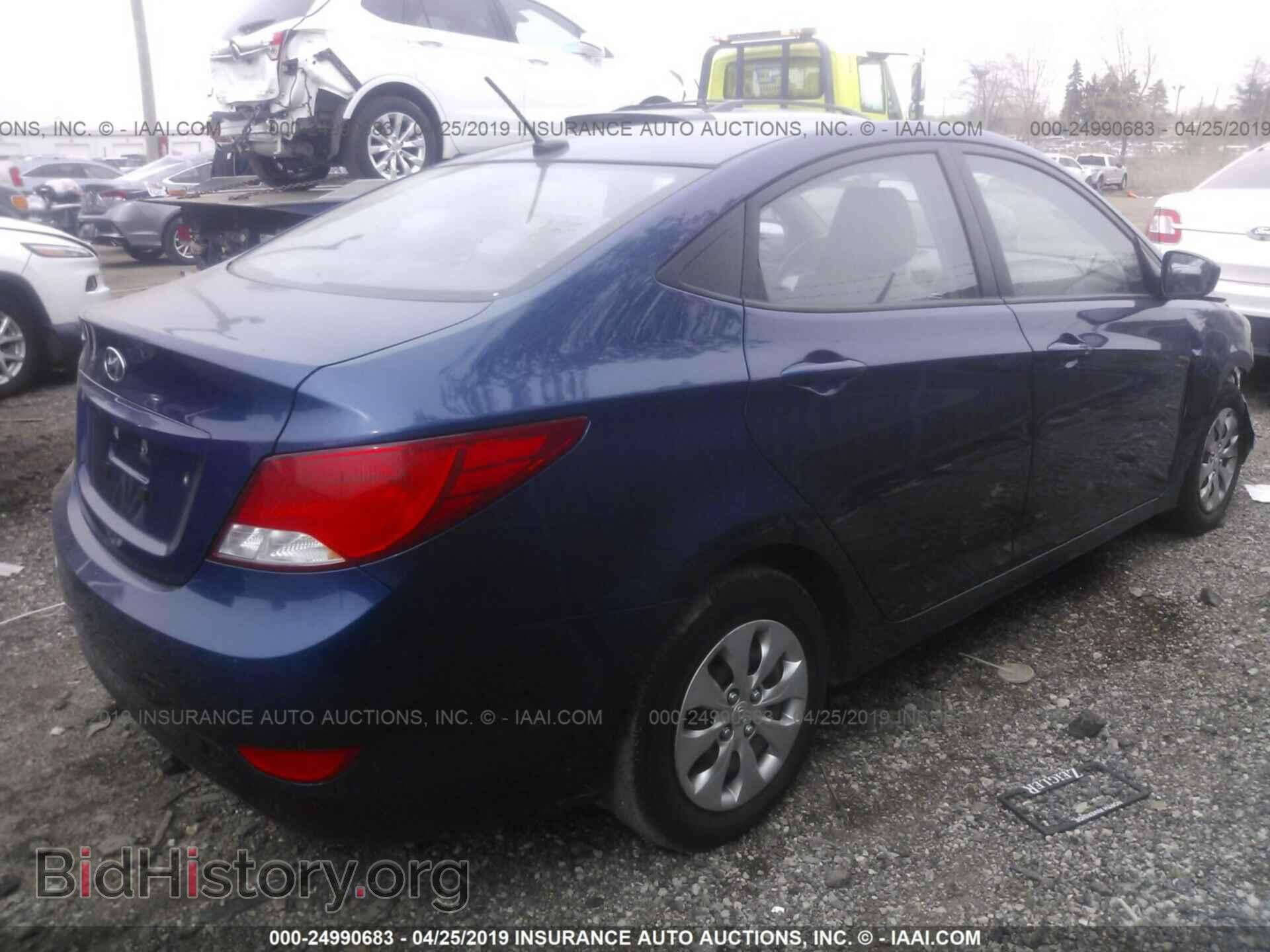 2016 HYUNDAI ACCENT - VIN: KMHCT4AE9GU036239 - Фото 4