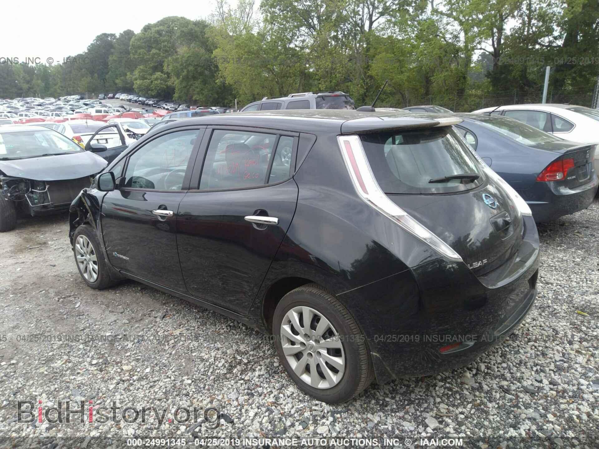 2015 NISSAN LEAF - VIN: 1N4AZ0CP7FC307374 - Фото 3
