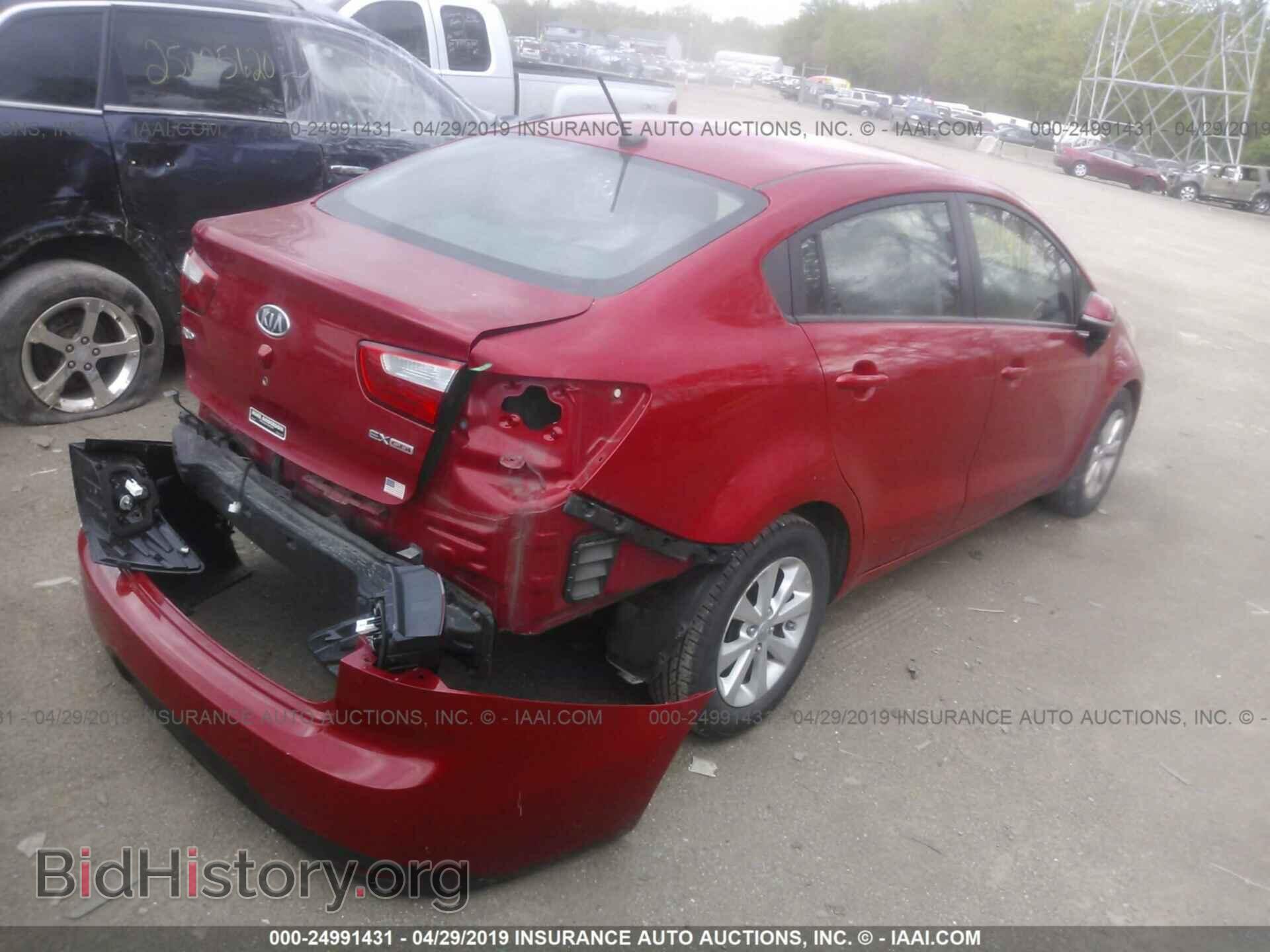2012 KIA RIO - VIN: KNADN4A35C6085418 - Фото 4