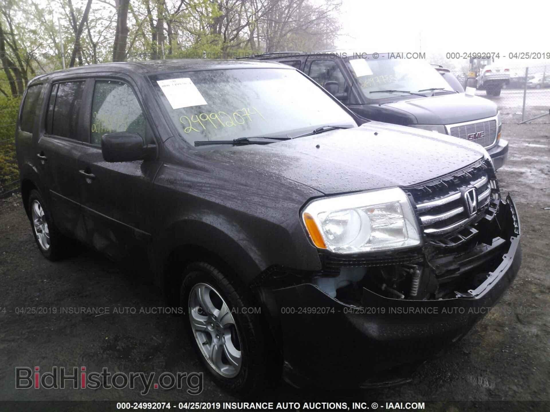 Фотография 5FNYF4H78CB005687 - HONDA PILOT 2012