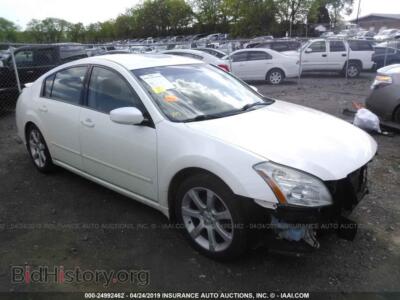 2008 Nissan MAXIMA, белый — VIN 1N4BA41E68C828495, IAAI