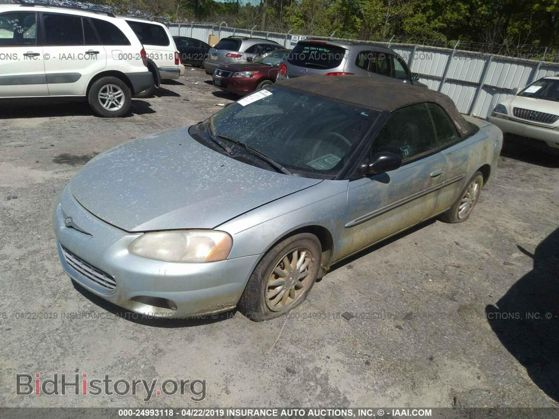 2002 CHRYSLER SEBRING - VIN: 1C3EL65R22N199618 - Фото 2