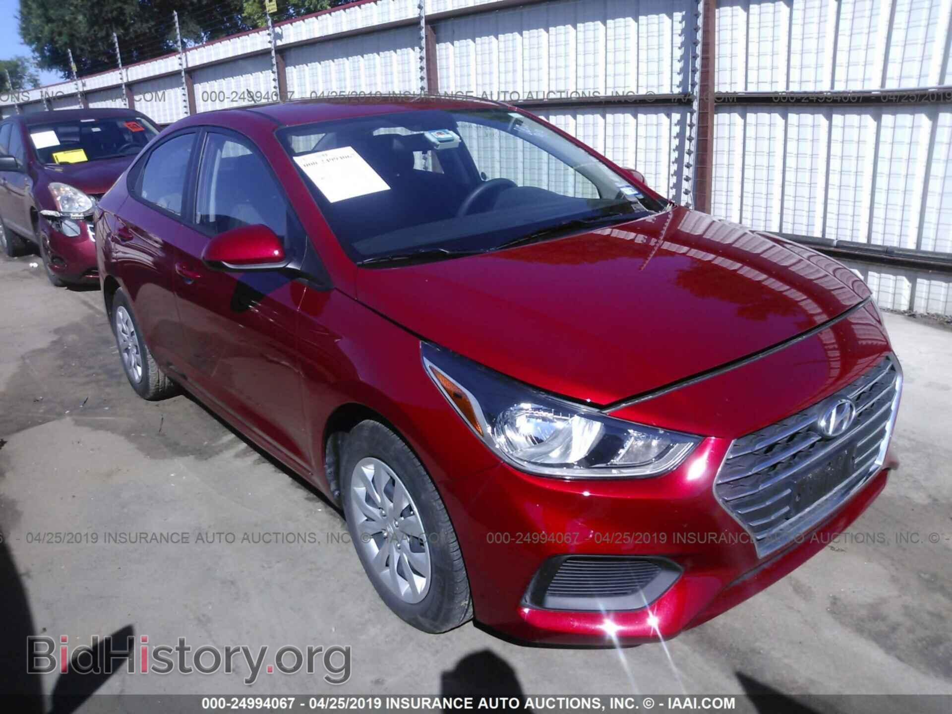 Photo 3KPC24A31KE060242 - HYUNDAI ACCENT 2019