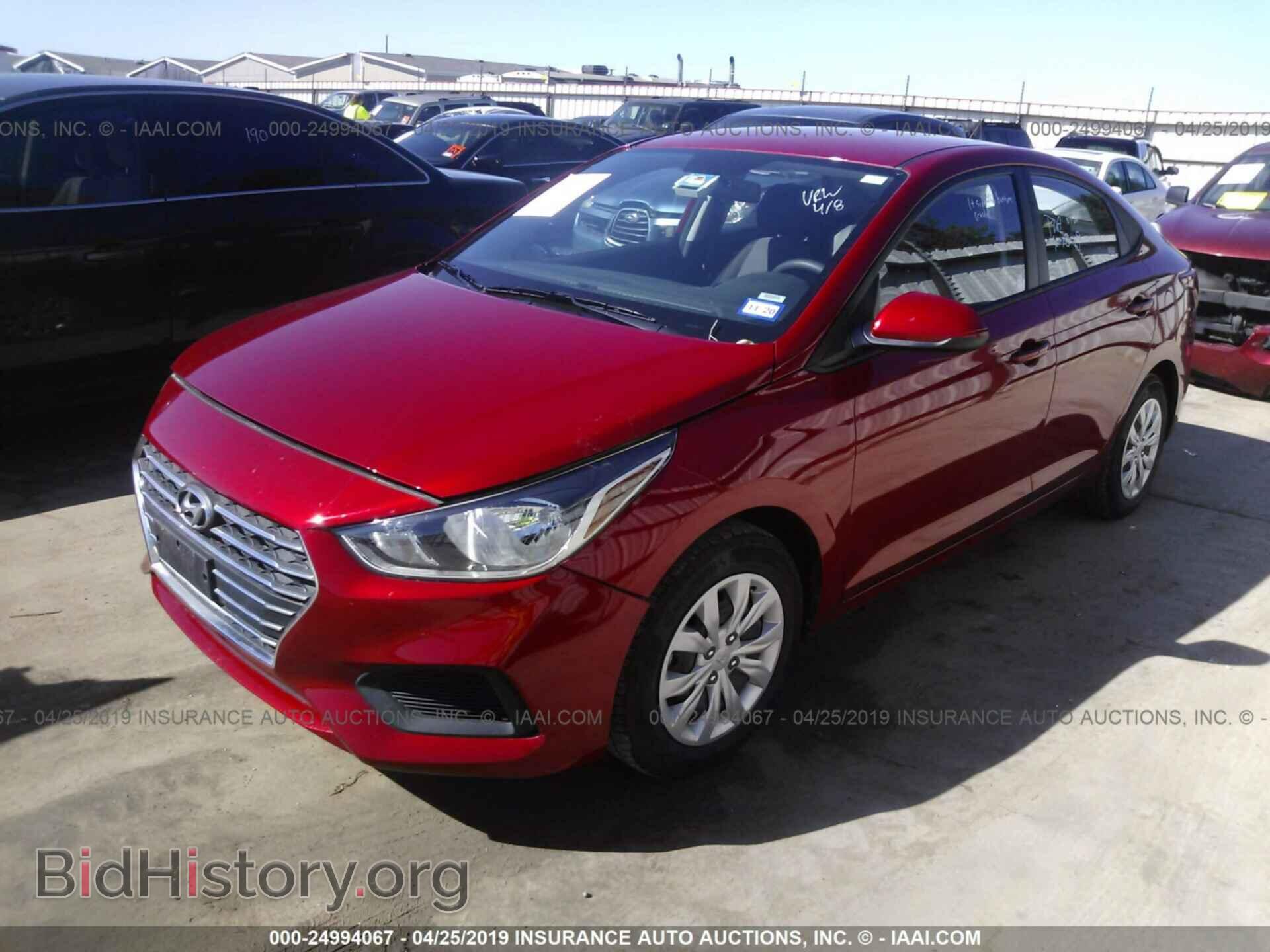 2019 HYUNDAI ACCENT - VIN: 3KPC24A31KE060242 - Фото 2