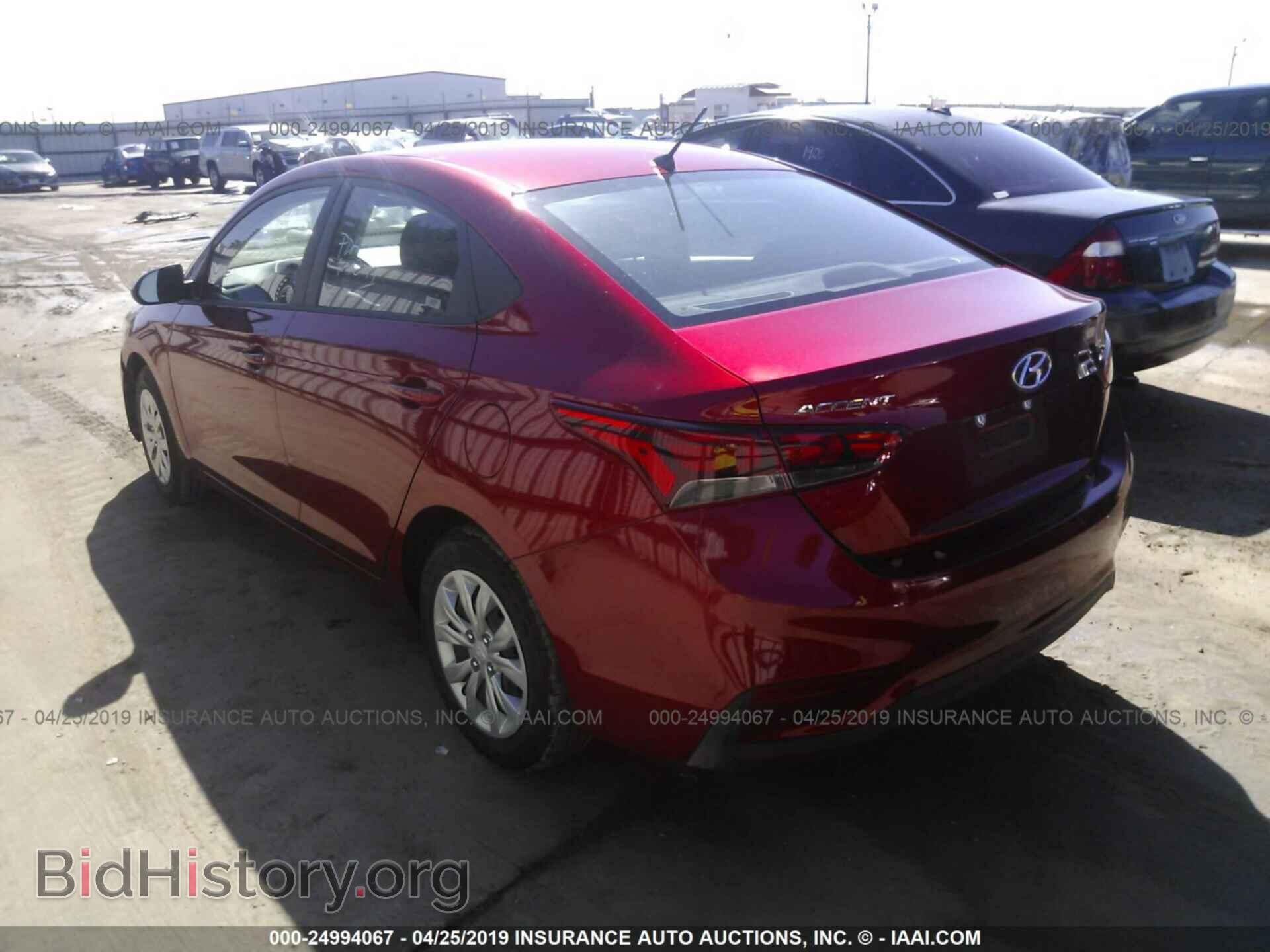 2019 HYUNDAI ACCENT - VIN: 3KPC24A31KE060242 - Фото 3