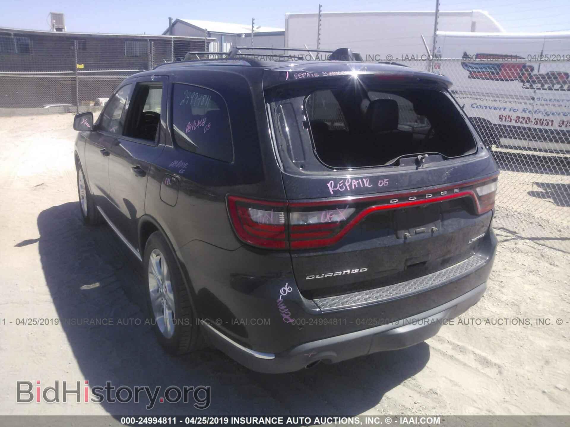 2014 DODGE DURANGO - VIN: 1C4SDHDT8EC344472 - Фото 3