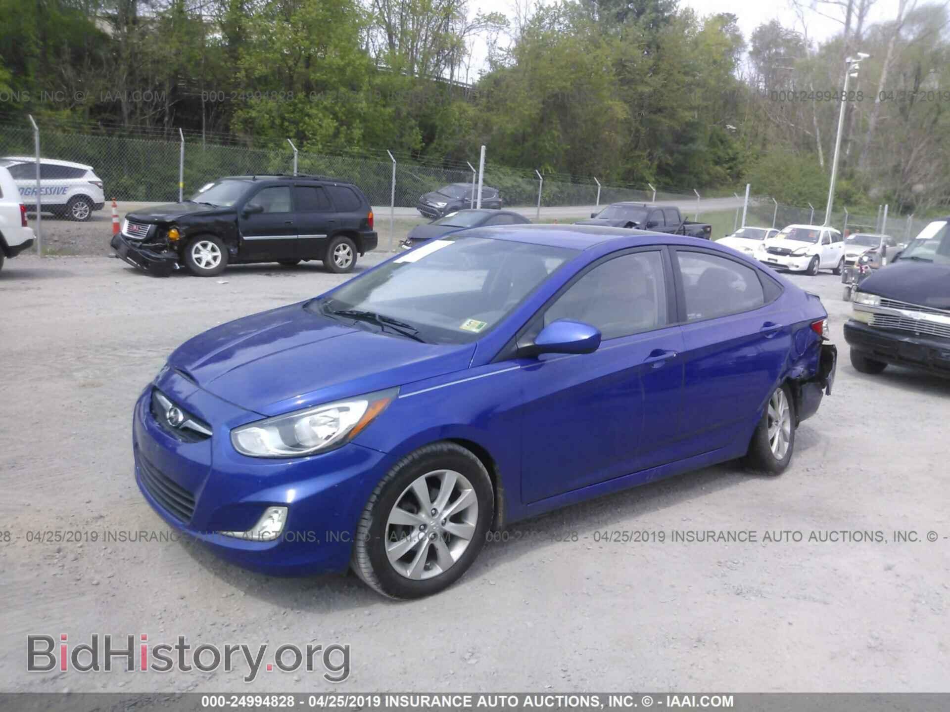 2012 HYUNDAI ACCENT - VIN: KMHCU4AE3CU116675 - Фото 2