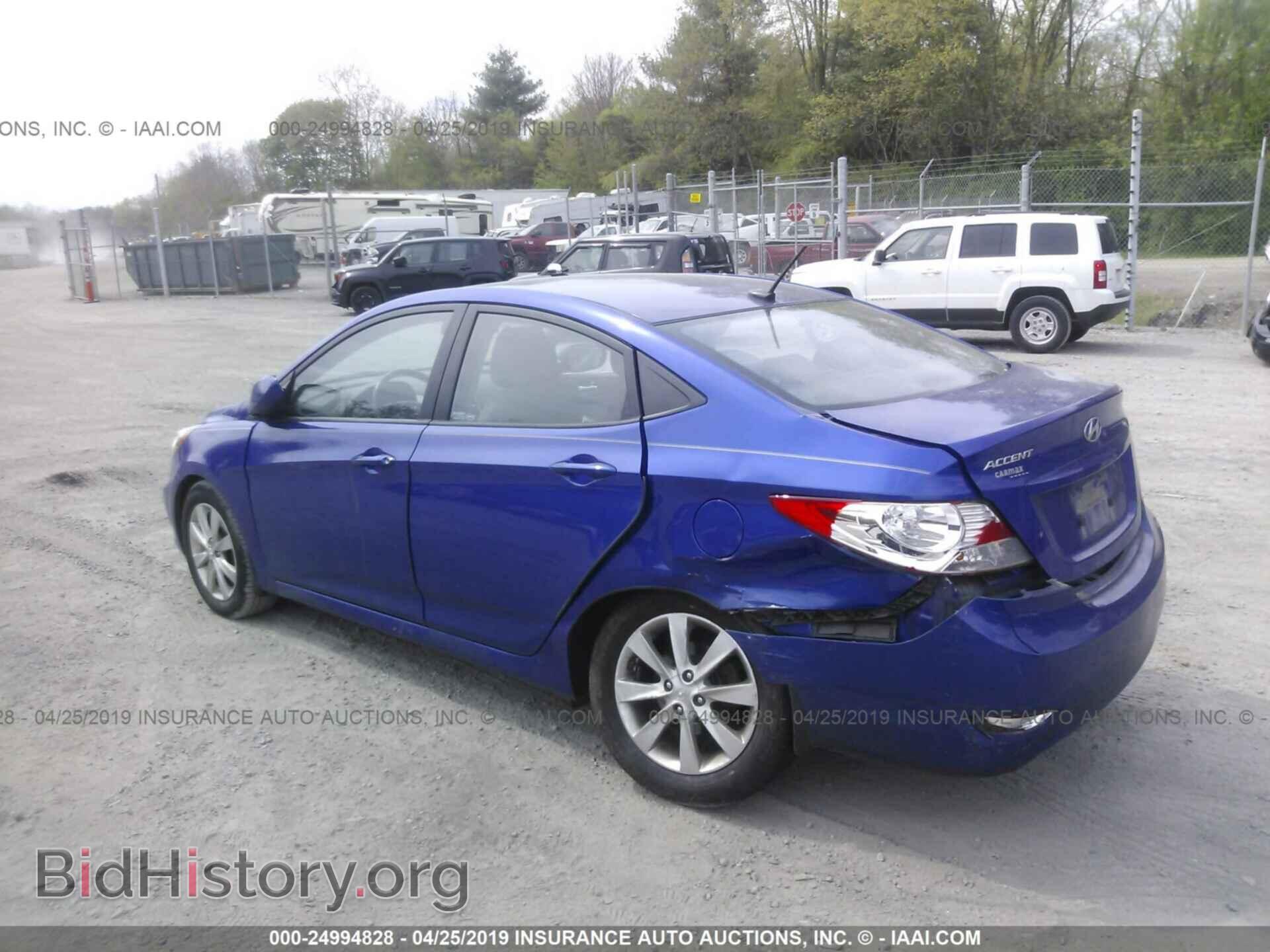 2012 HYUNDAI ACCENT - VIN: KMHCU4AE3CU116675 - Фото 3