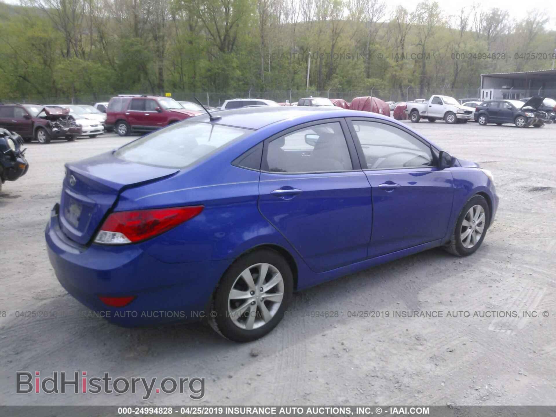 2012 HYUNDAI ACCENT - VIN: KMHCU4AE3CU116675 - Фото 4