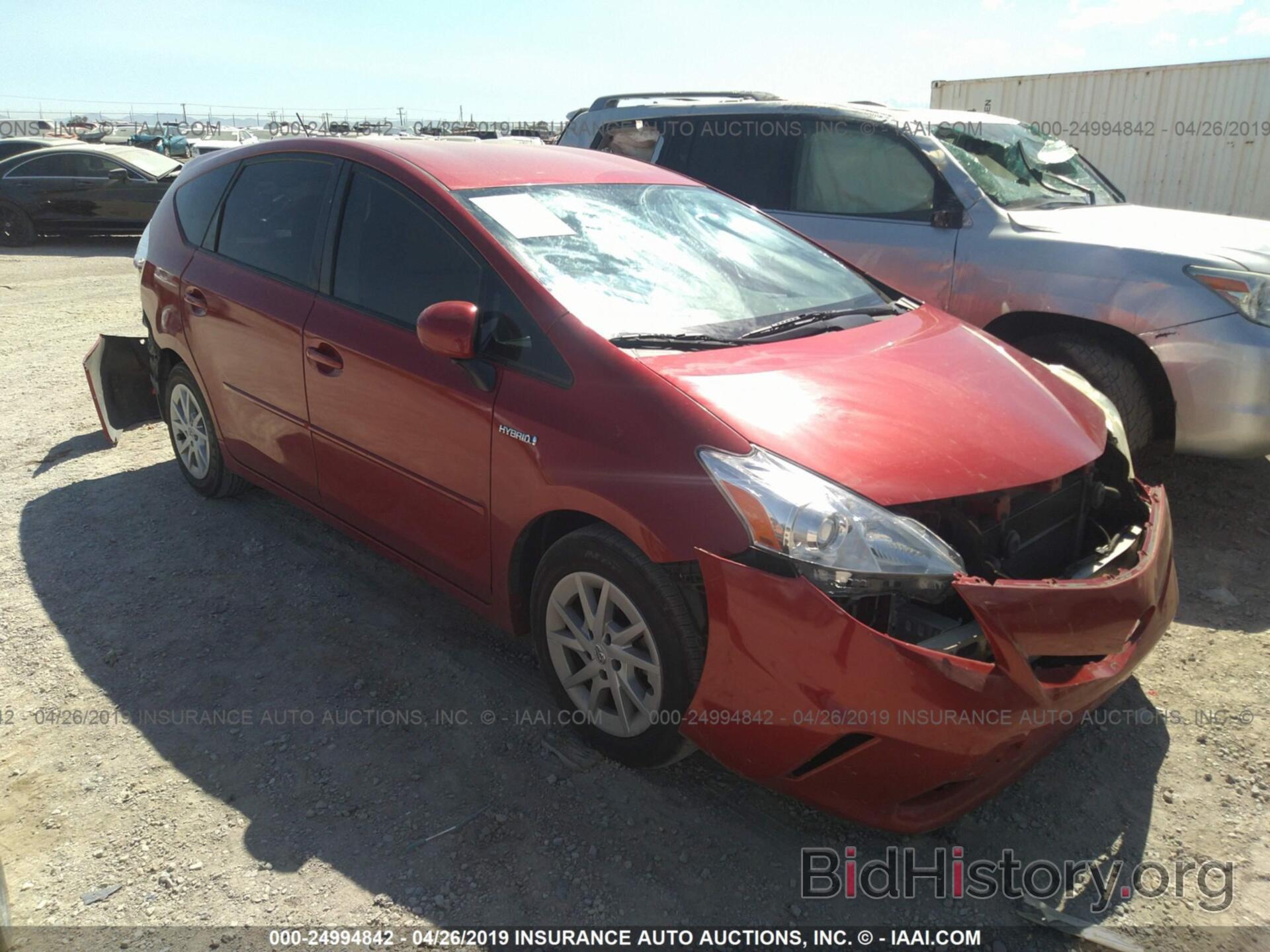 Photo JTDZN3EU3C3141069 - TOYOTA PRIUS V 2012