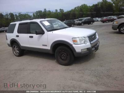 2006 Ford EXPLORER XLT, white — VIN 1FMEU73E66UB72234, IAAI