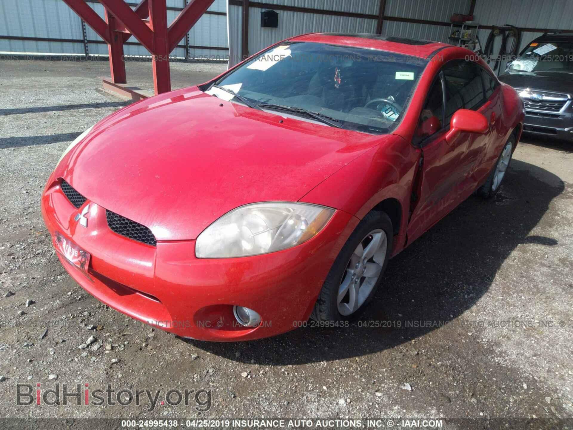2006 MITSUBISHI ECLIPSE - VIN: 4A3AK24F66E013725 - Фото 2