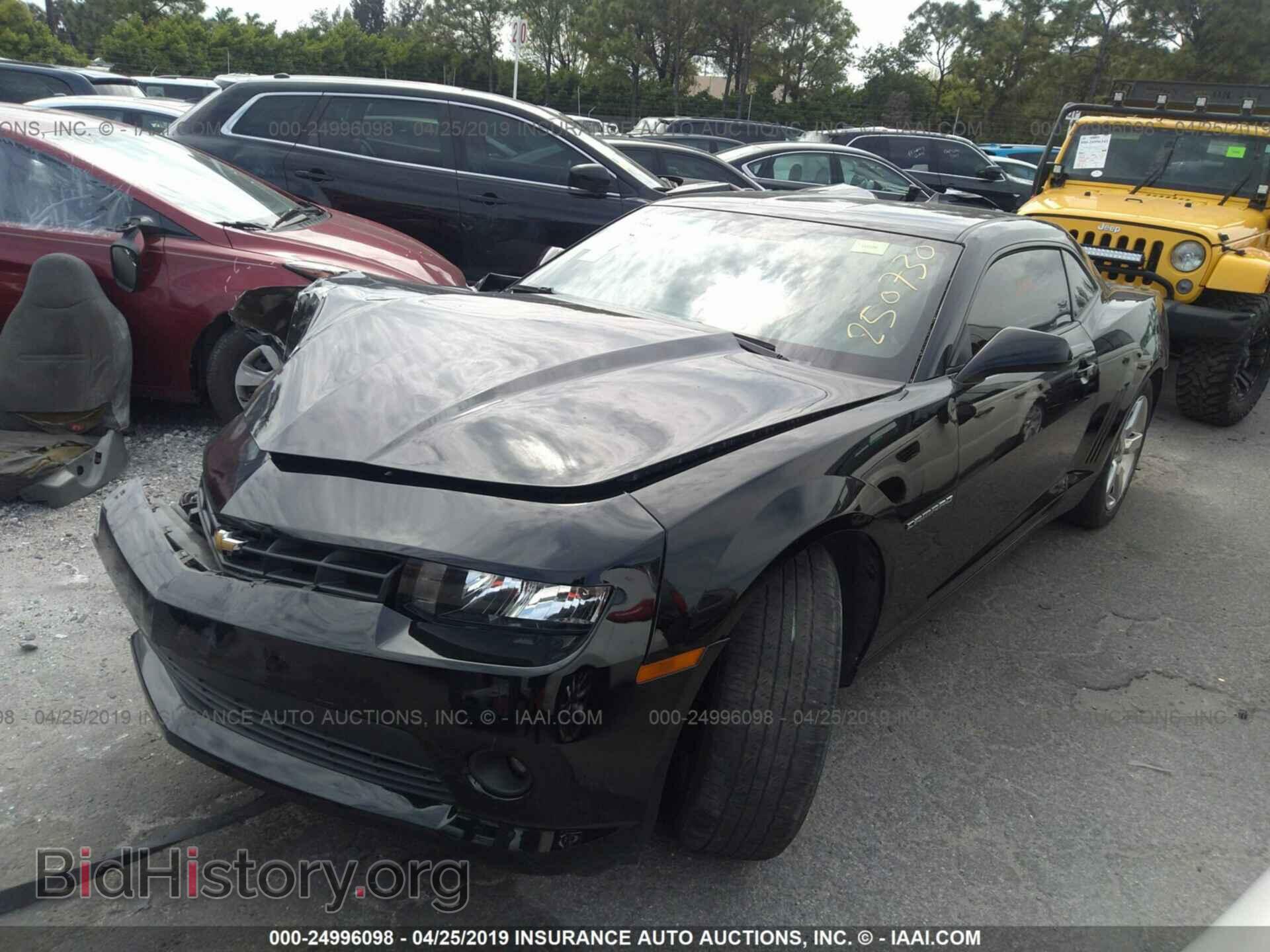 2014 CHEVROLET CAMARO - VIN: 2G1FB1E39E9250730 - Фото 2