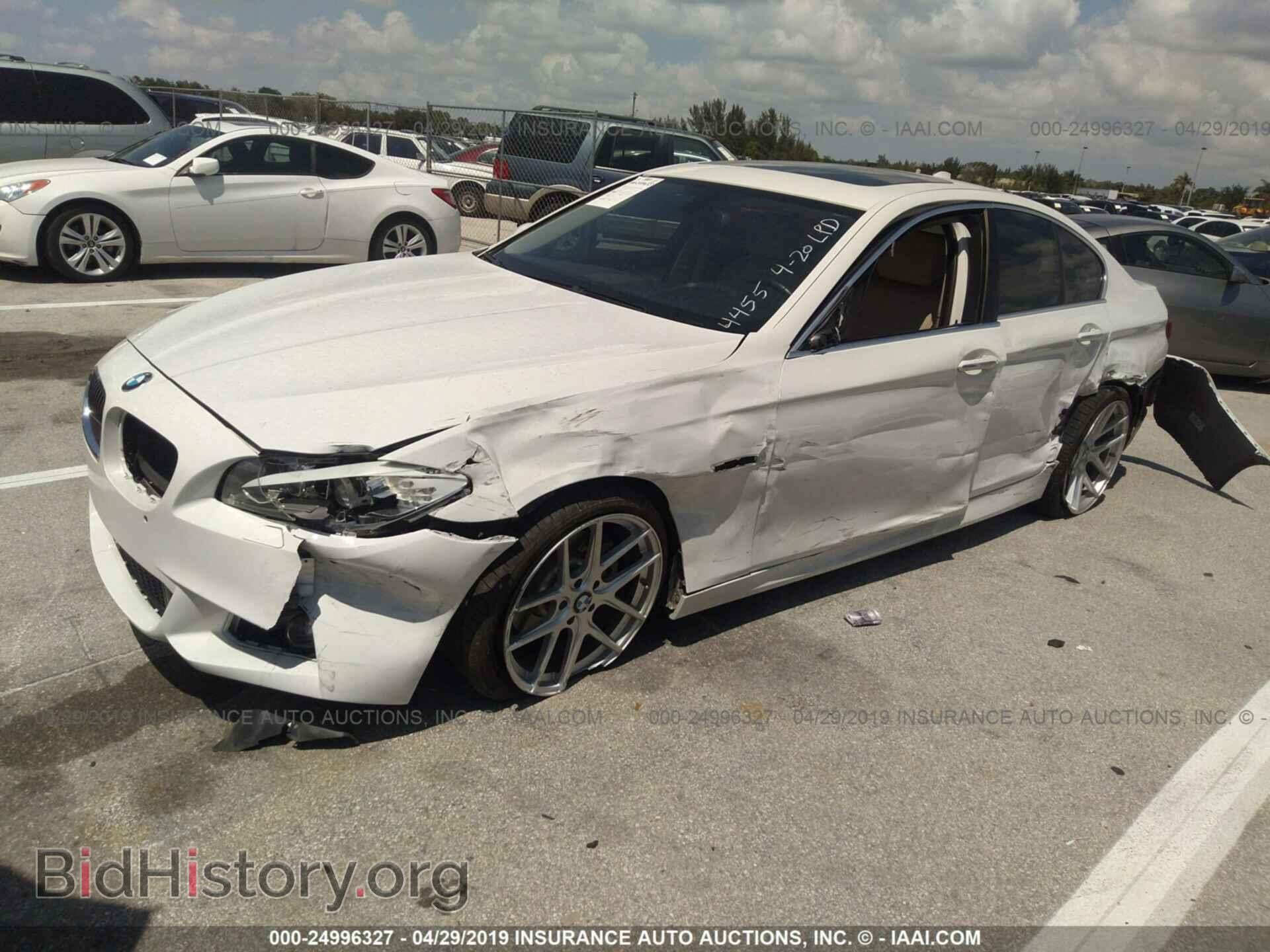 2013 BMW 528 - VIN: WBAXG5C59DDY34455 - Фото 2