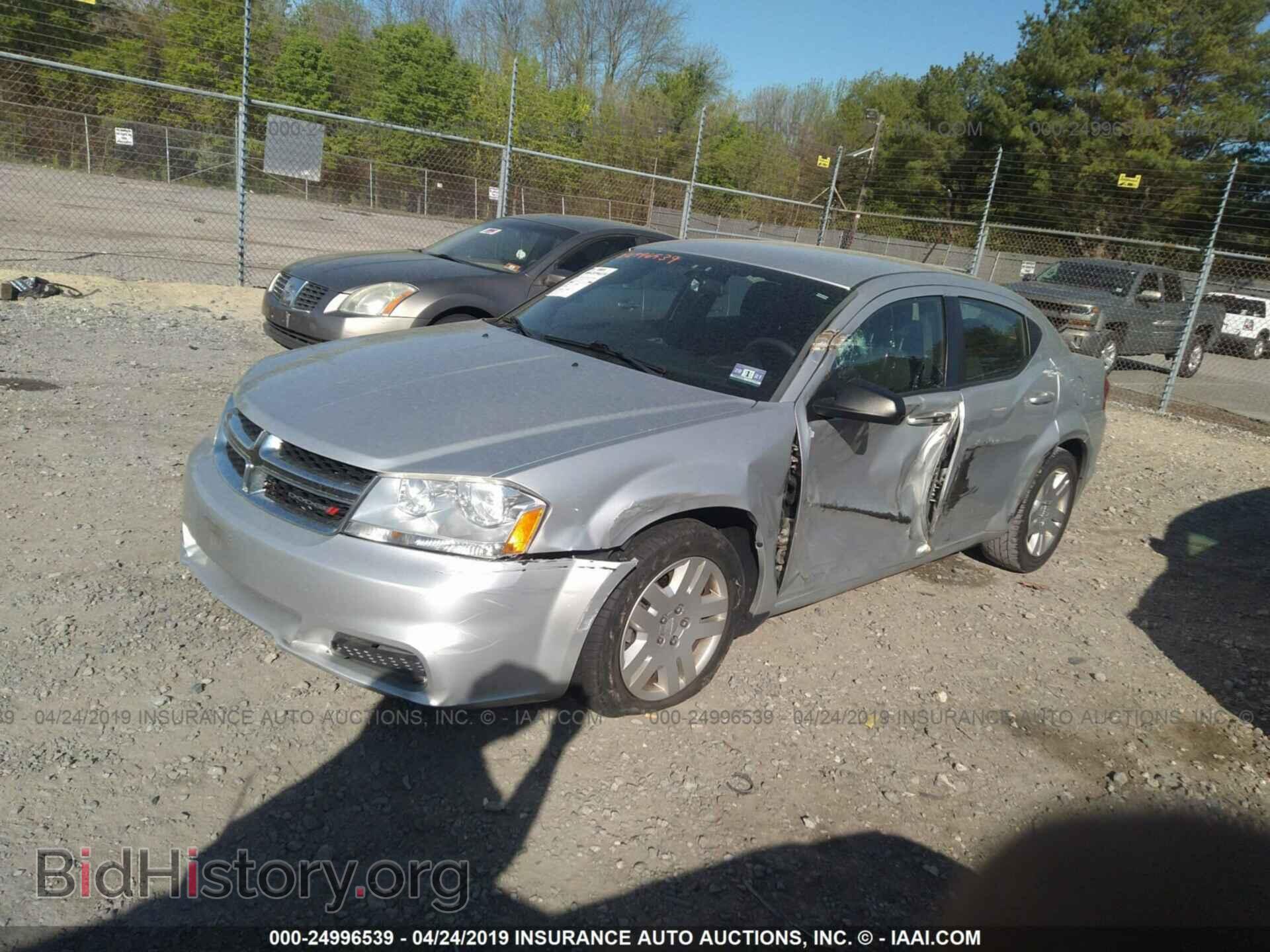 2012 DODGE AVENGER - VIN: 1C3CDZABXCN325501 - Фото 2