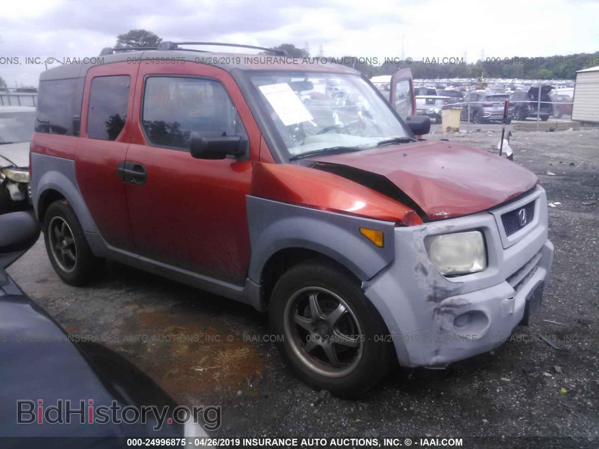 Фотография 5J6YH17593L012437 - HONDA ELEMENT 2003